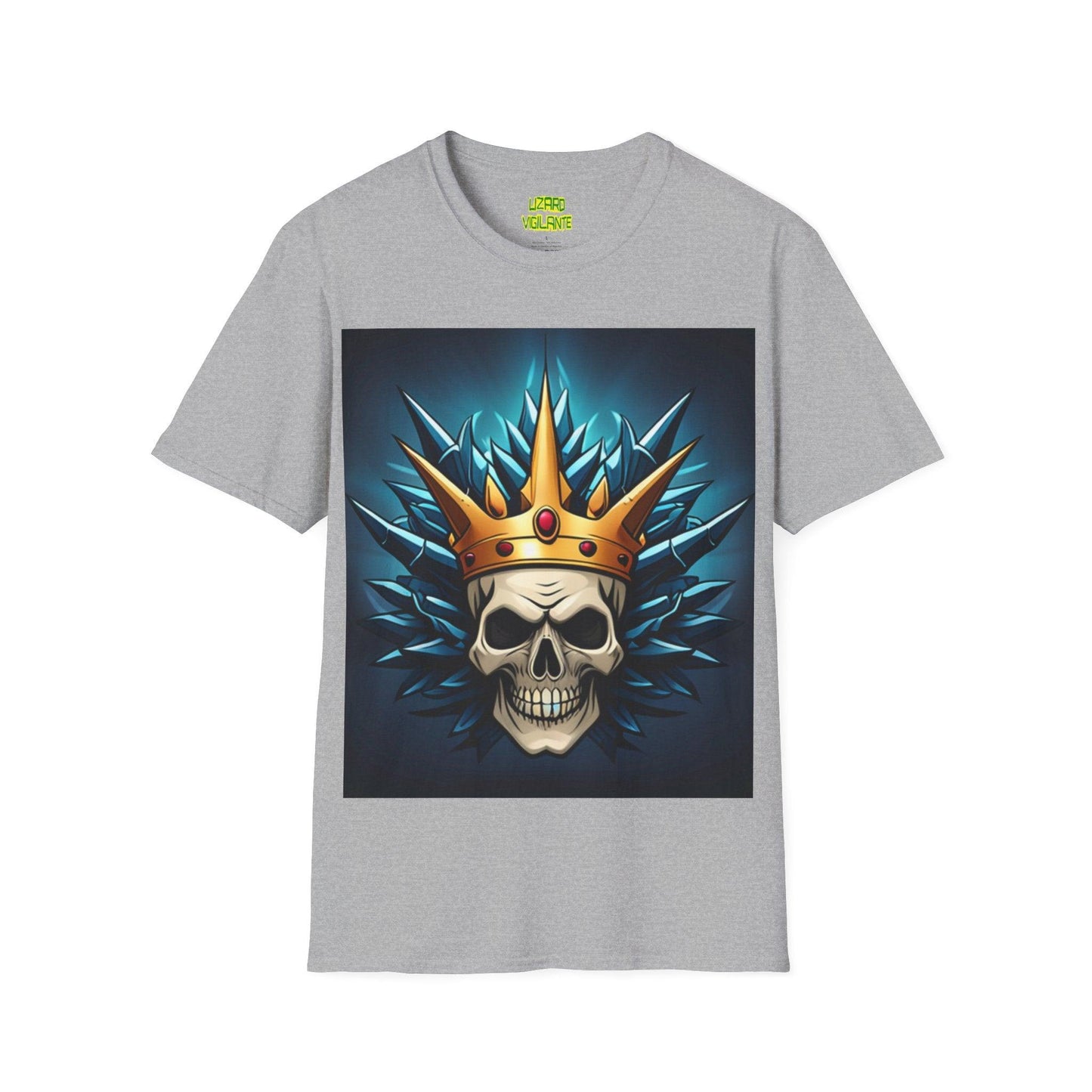 Blue Skeleton Queen Unisex Softstyle T-Shirt - Lizard Vigilante