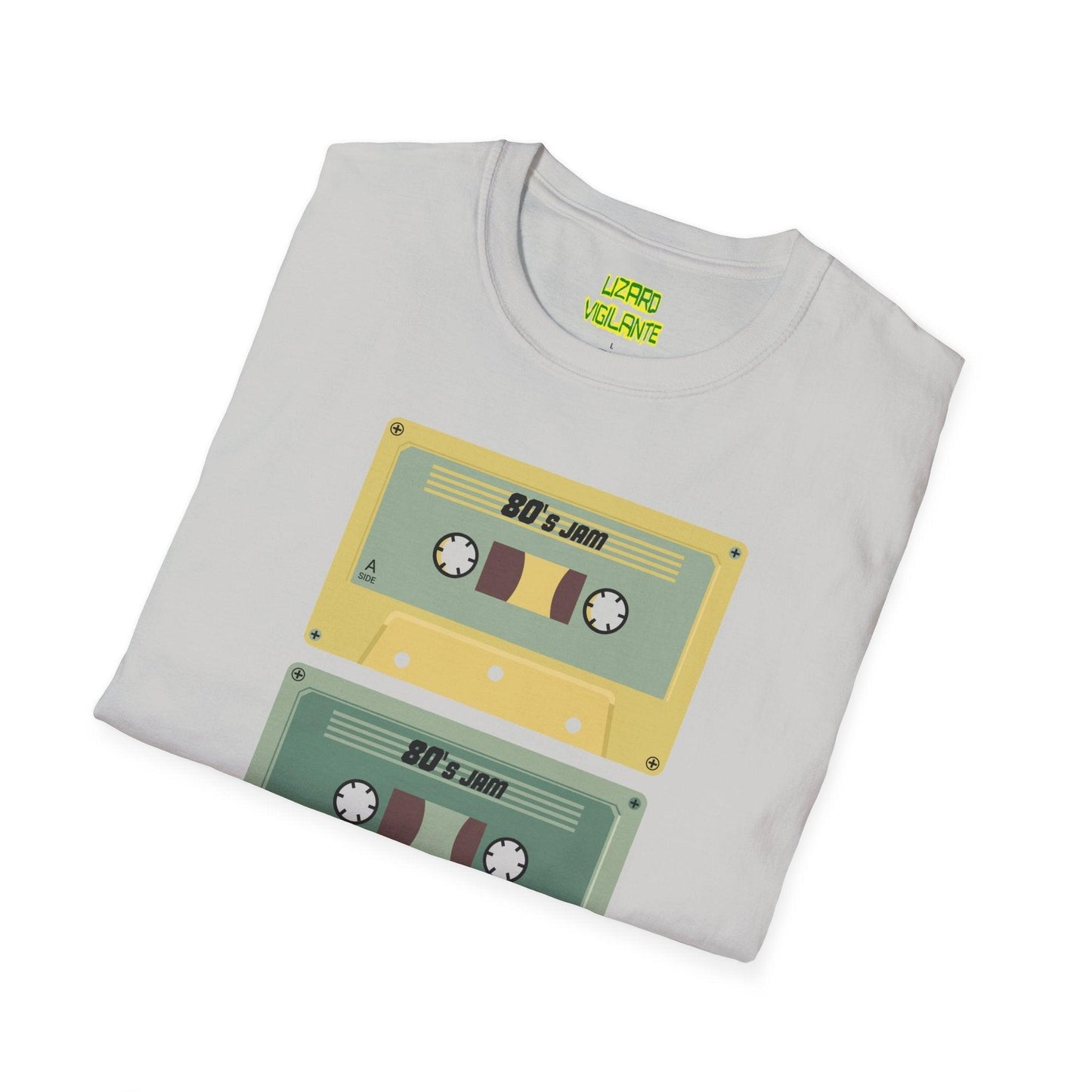 80s Jam MixTape Cassettes Unisex Softstyle T-Shirt - Lizard Vigilante