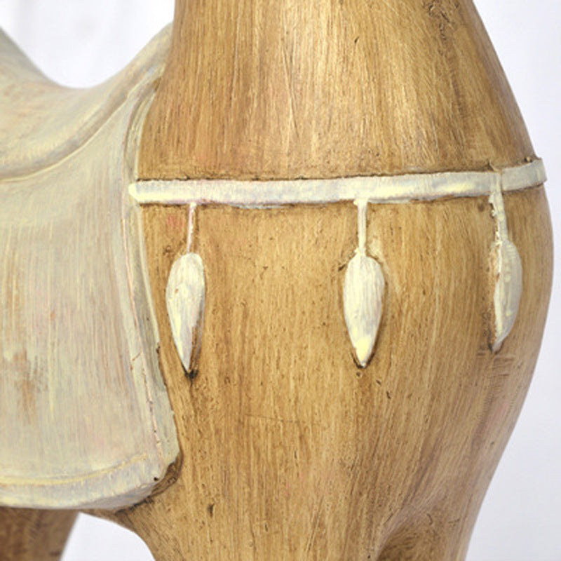 Nordic Texture Resin Crafts Horse Ornaments