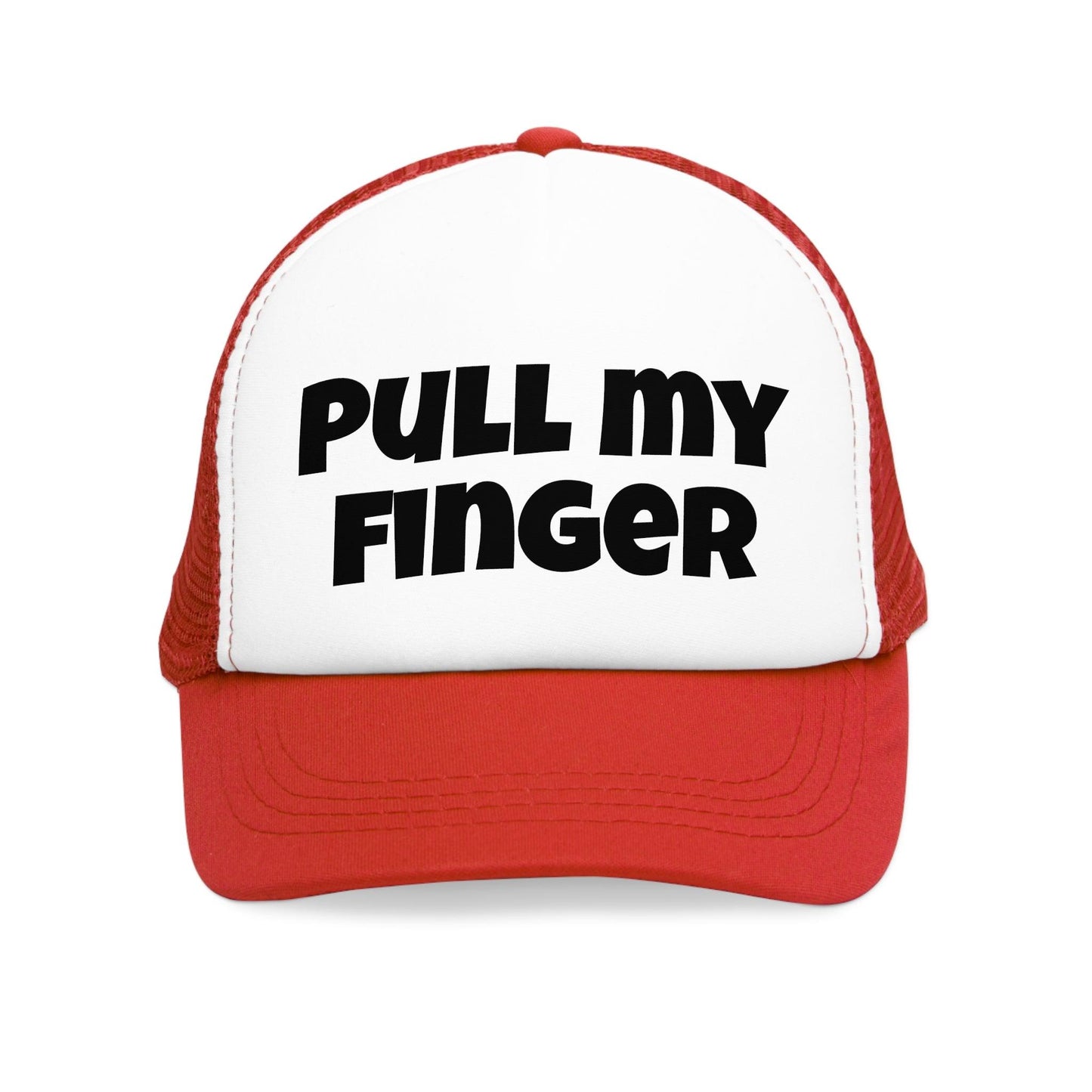 PULL MY FINGER Mesh Cap - Lizard Vigilante