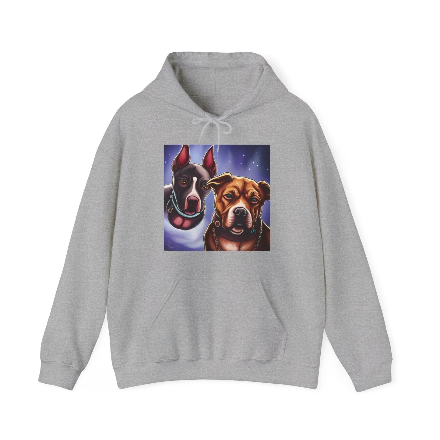 Astrology Dogs Unisex Heavy Blend™ Hooded Sweatshirt - Lizard Vigilante