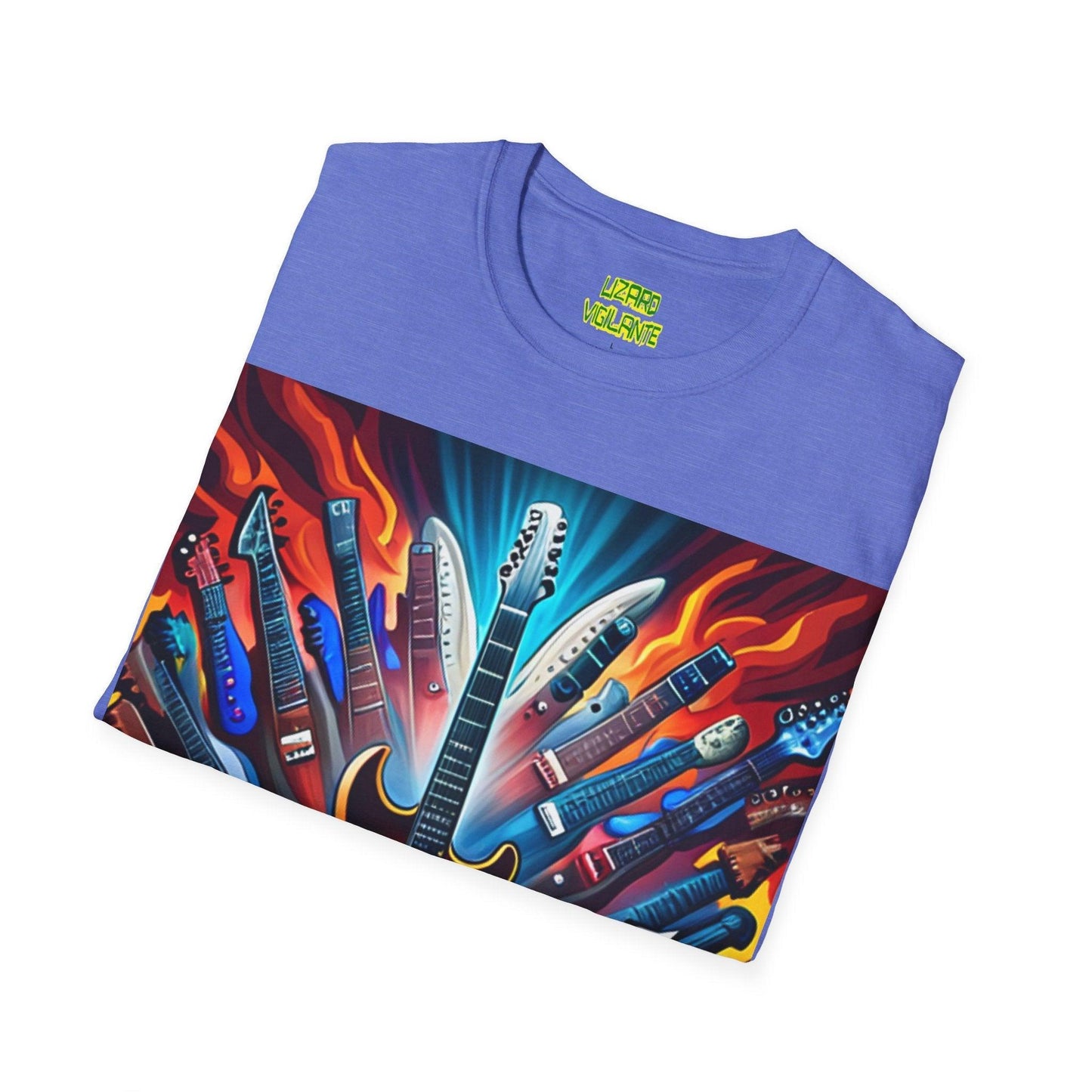 Electric Heroes Unisex Softstyle T-Shirt - Lizard Vigilante