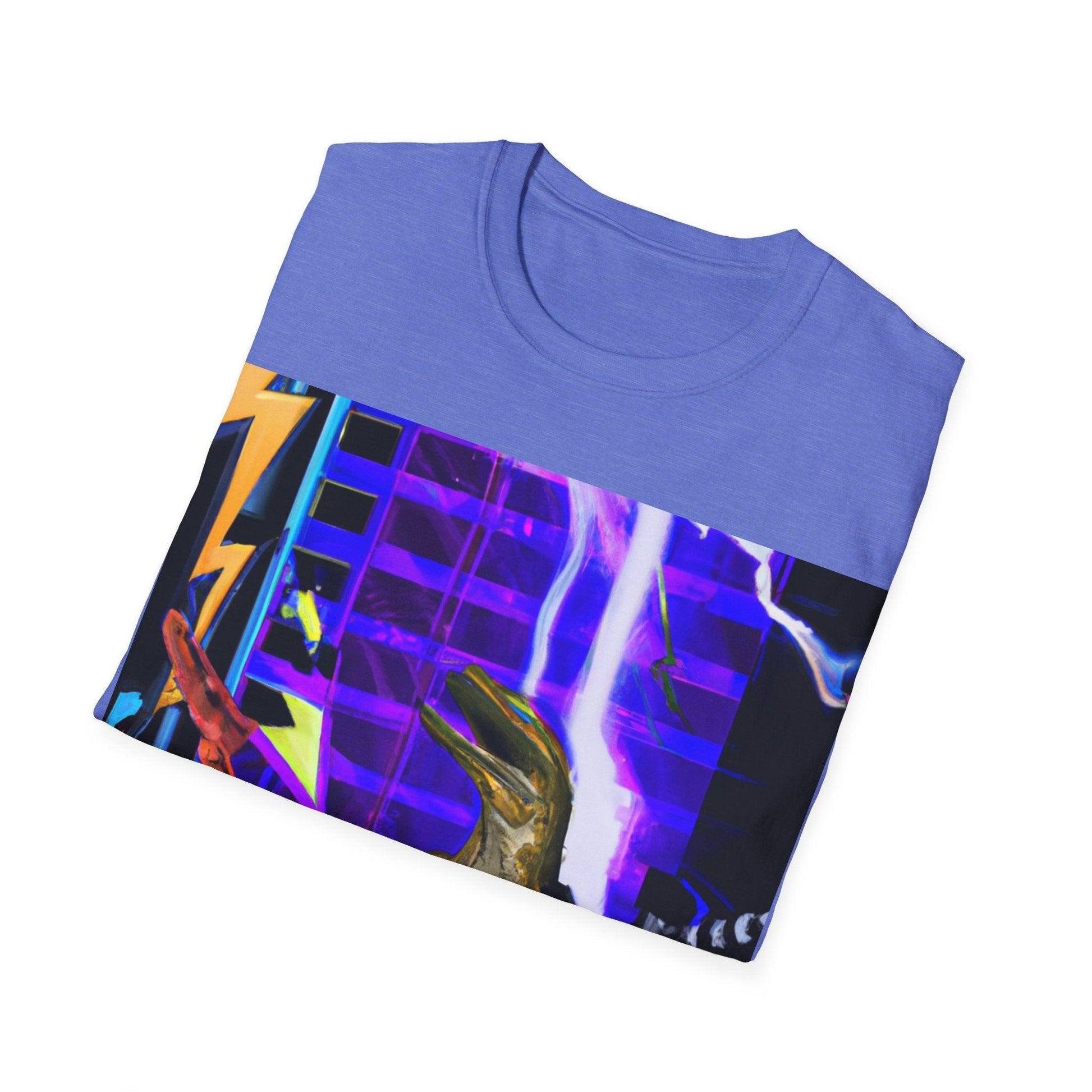 Lizard Zapped Vigilante Unisex Softstyle T-Shirt - Lizard Vigilante