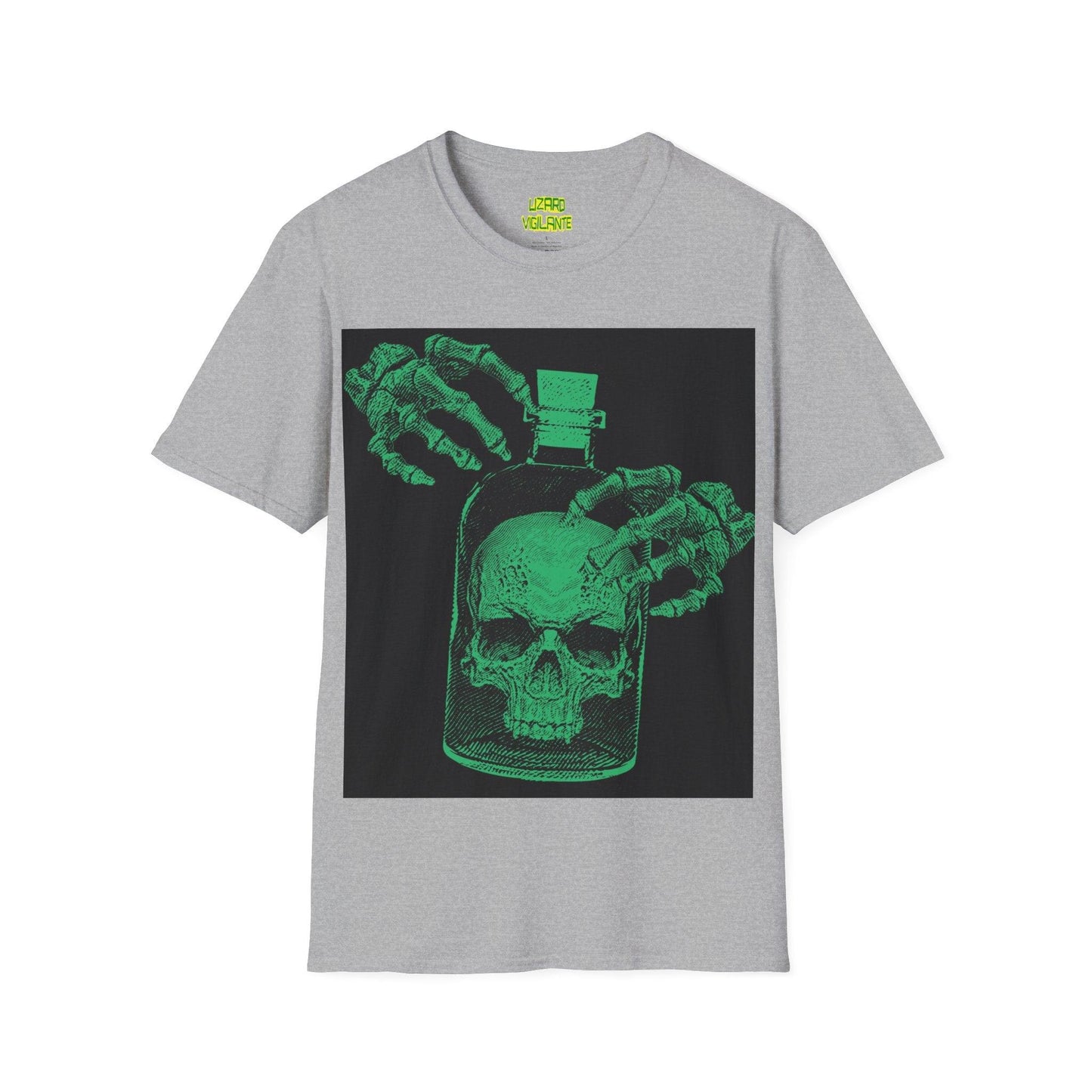 Skull in a Jar Unisex Softstyle T-Shirt - Lizard Vigilante