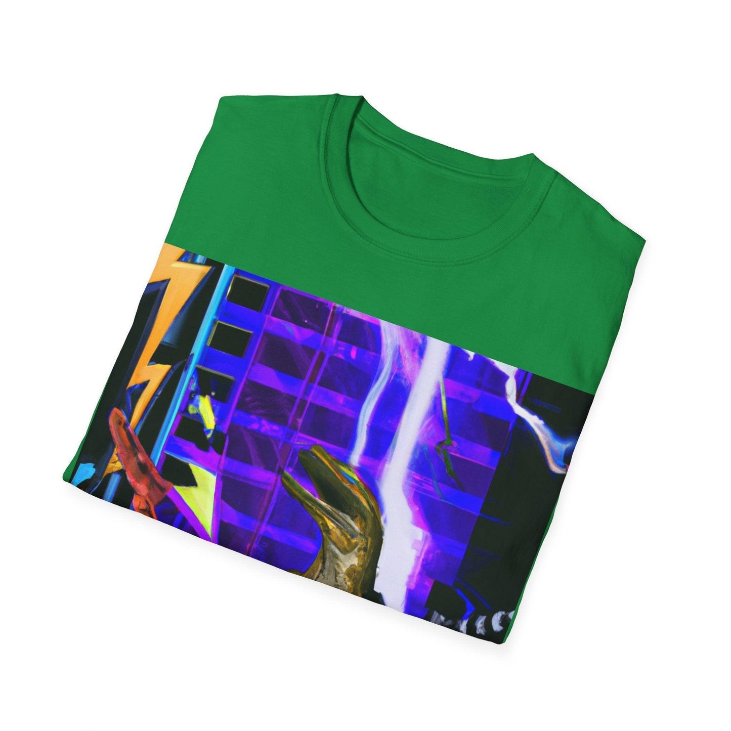 Lizard Zapped Vigilante Unisex Softstyle T-Shirt - Lizard Vigilante