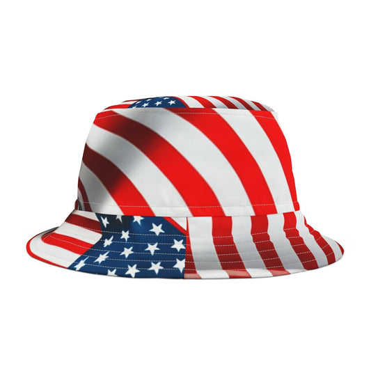 American Flag Bucket Hat - Lizard Vigilante