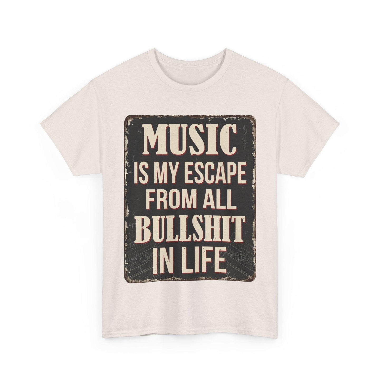 Music Escape Unisex Heavy Cotton Tee - Lizard Vigilante