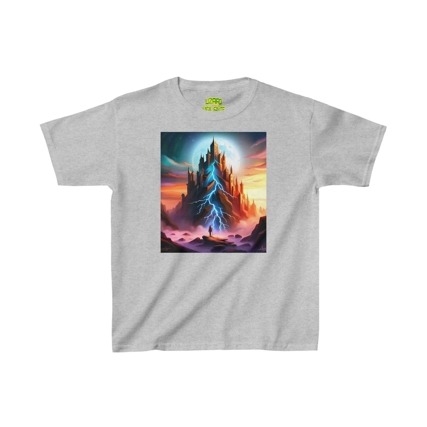 Climb Kids Heavy Cotton™ Tee - Lizard Vigilante