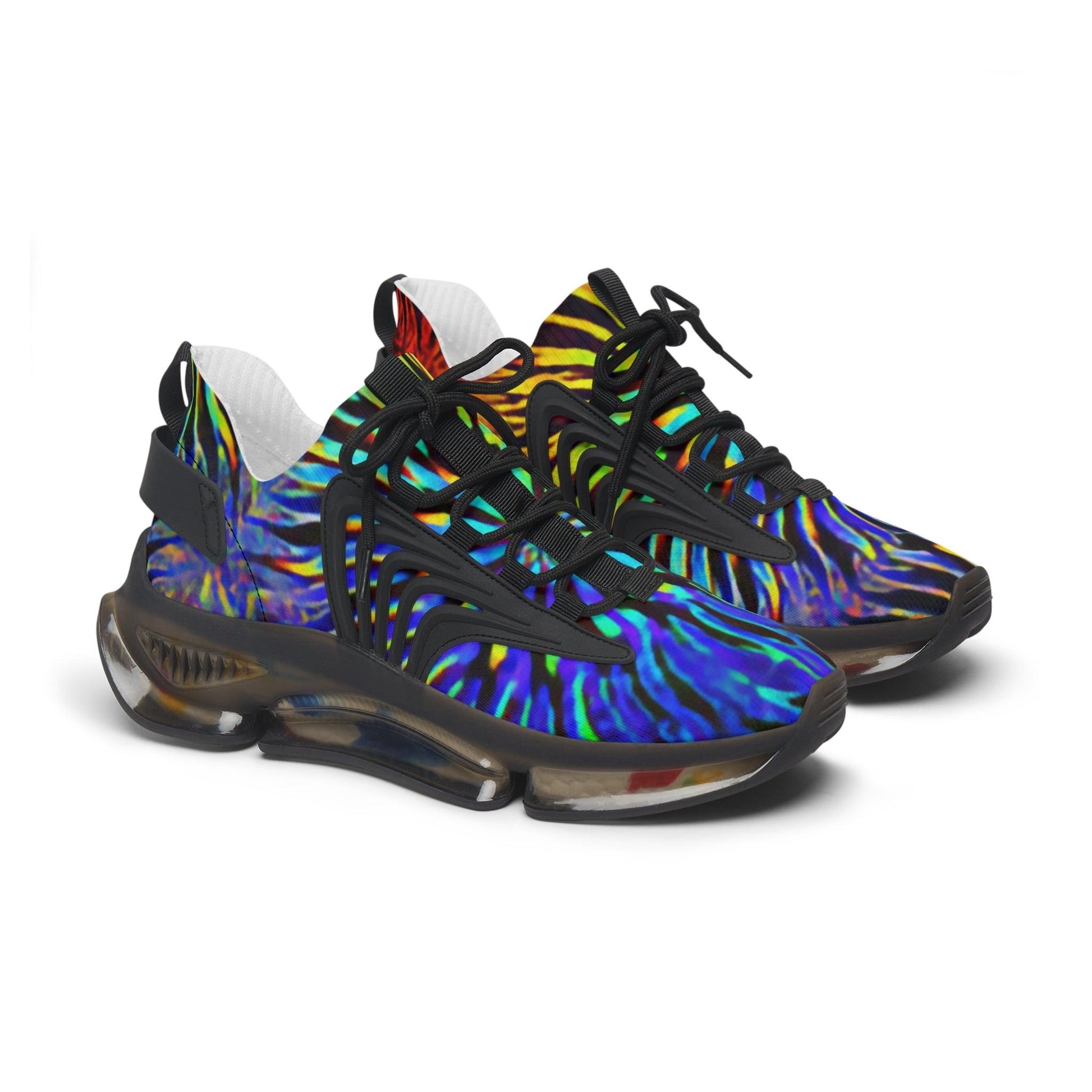 Tie Dyed Women's Mesh Sneakers - Lizard Vigilante