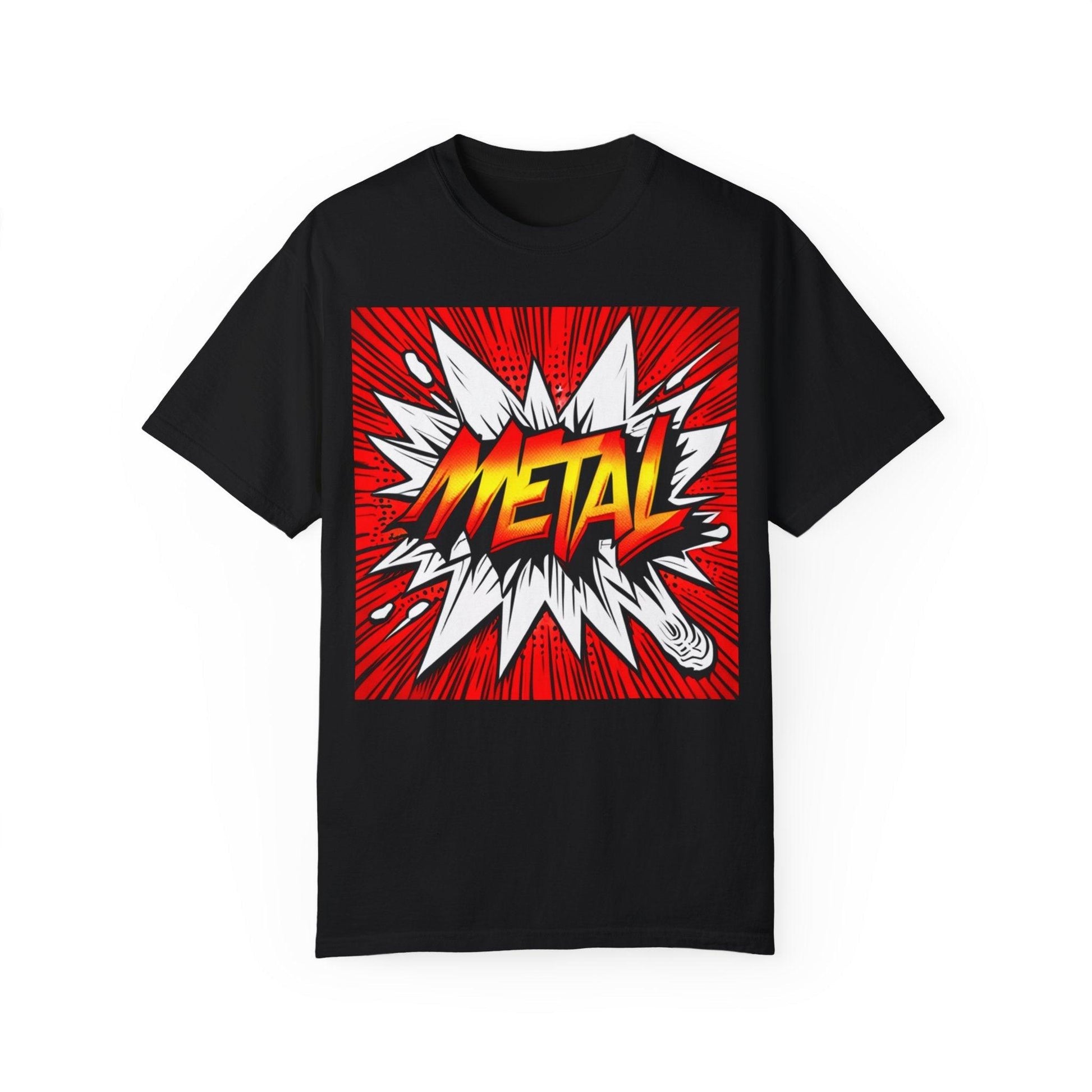 Metal Kapow Unisex Garment-Dyed T-shirt - Lizard Vigilante