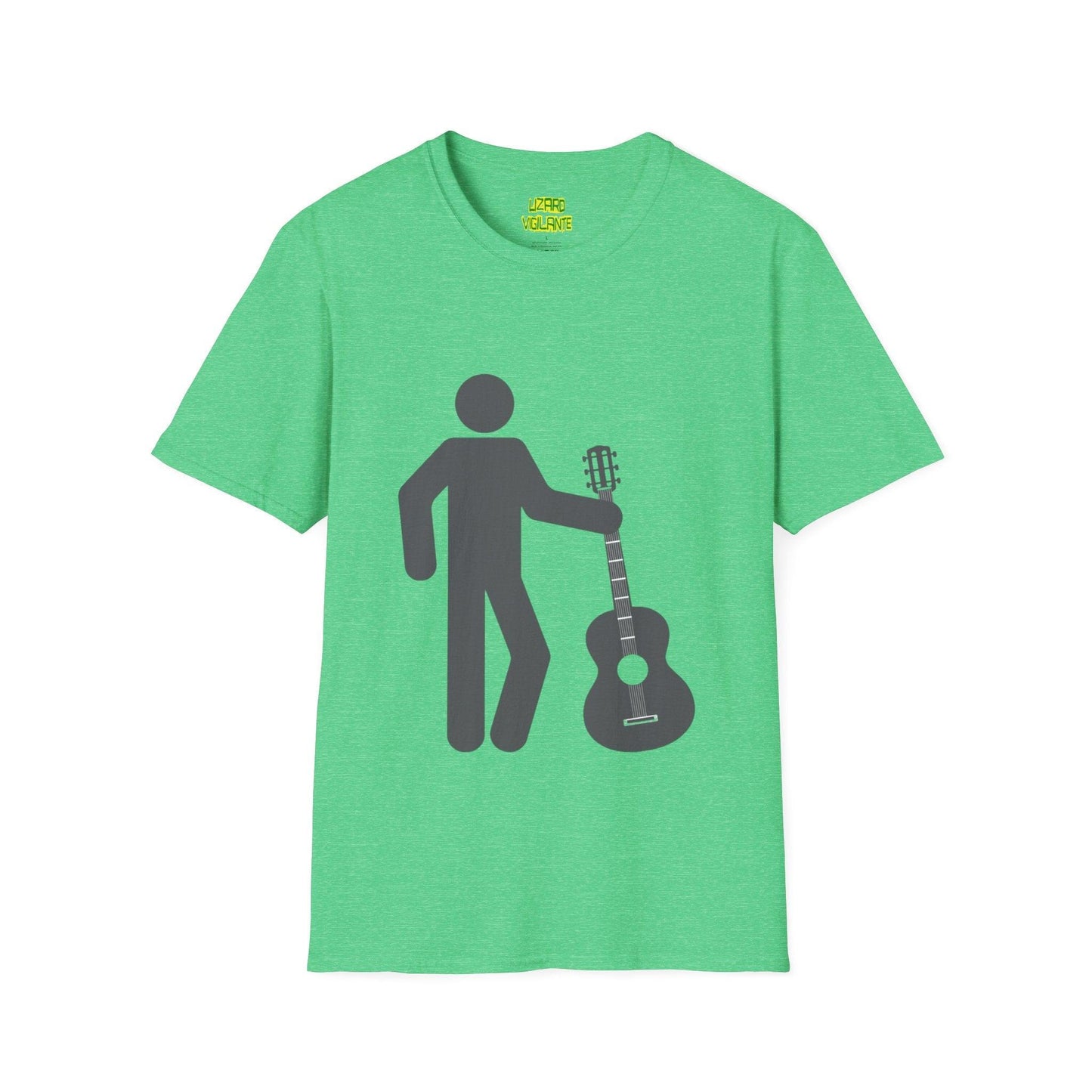 GuitarMan Unisex Softstyle T-Shirt - Lizard Vigilante