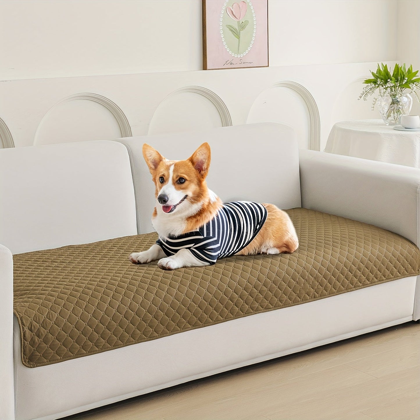 Waterproof non-slip pet mattress, pet blanket, pet furniture mattress, pet sofa waterproof cushion