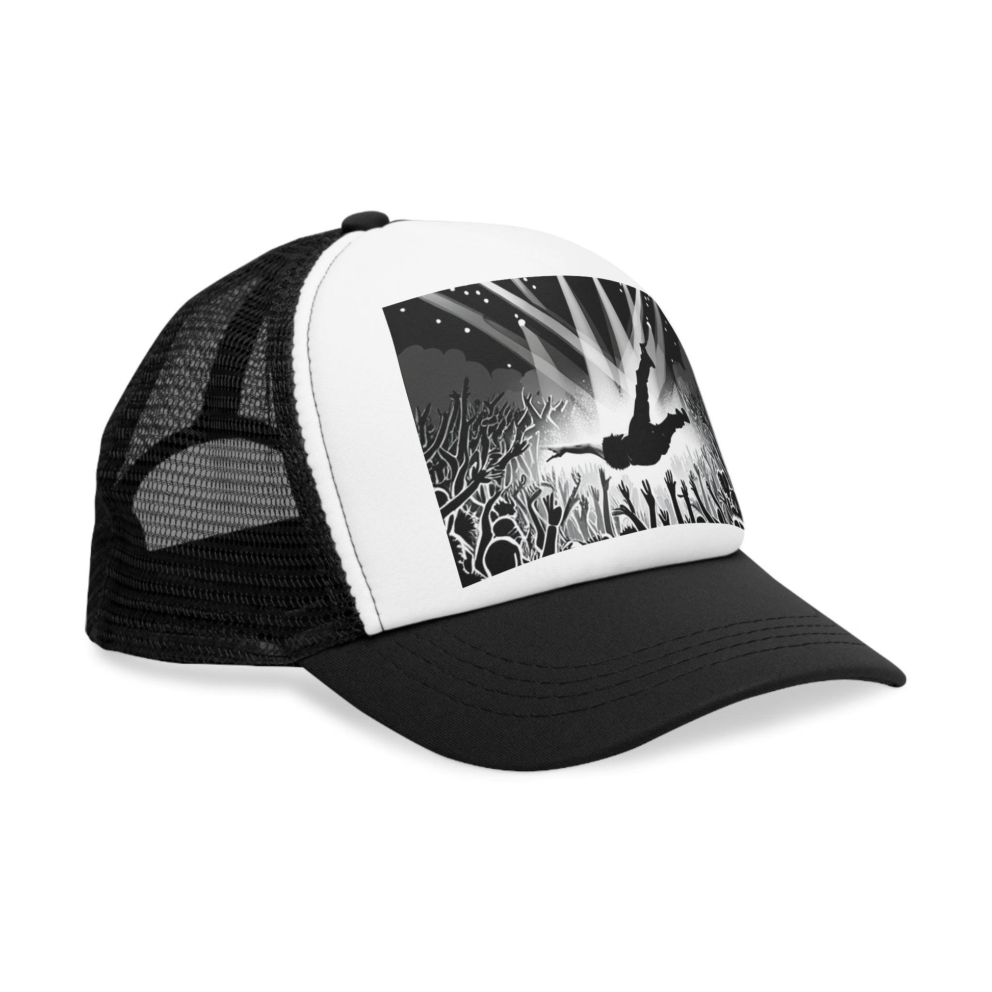 Crowd Surfing Metal Concert Mesh Cap - Lizard Vigilante