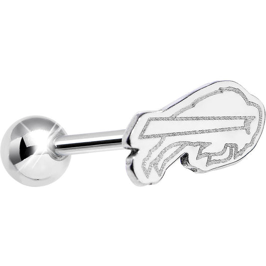 Officially Licensed NFL Cut Out Buffalo Bills Barbell Tongue Ring