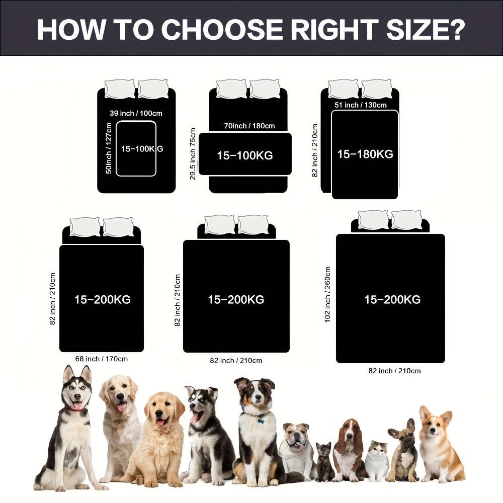 Waterproof non-slip pet mattress, pet blanket, pet furniture mattress, pet sofa waterproof cushion