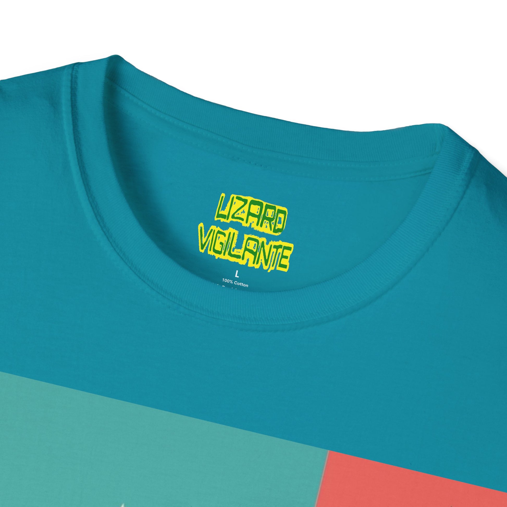 Rock Dudes Unisex Softstyle T-Shirt - Lizard Vigilante