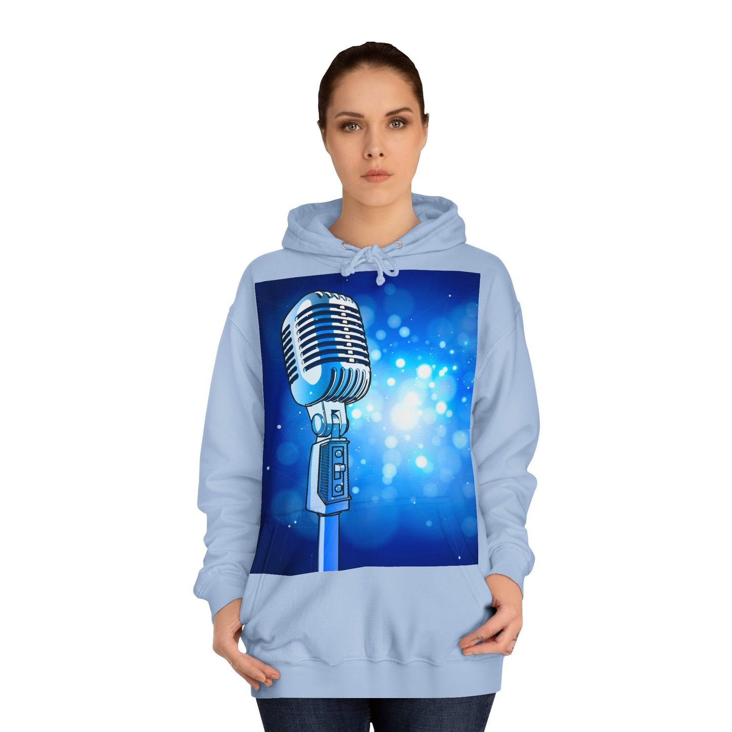 Magic Mic Unisex College Hoodie - Lizard Vigilante