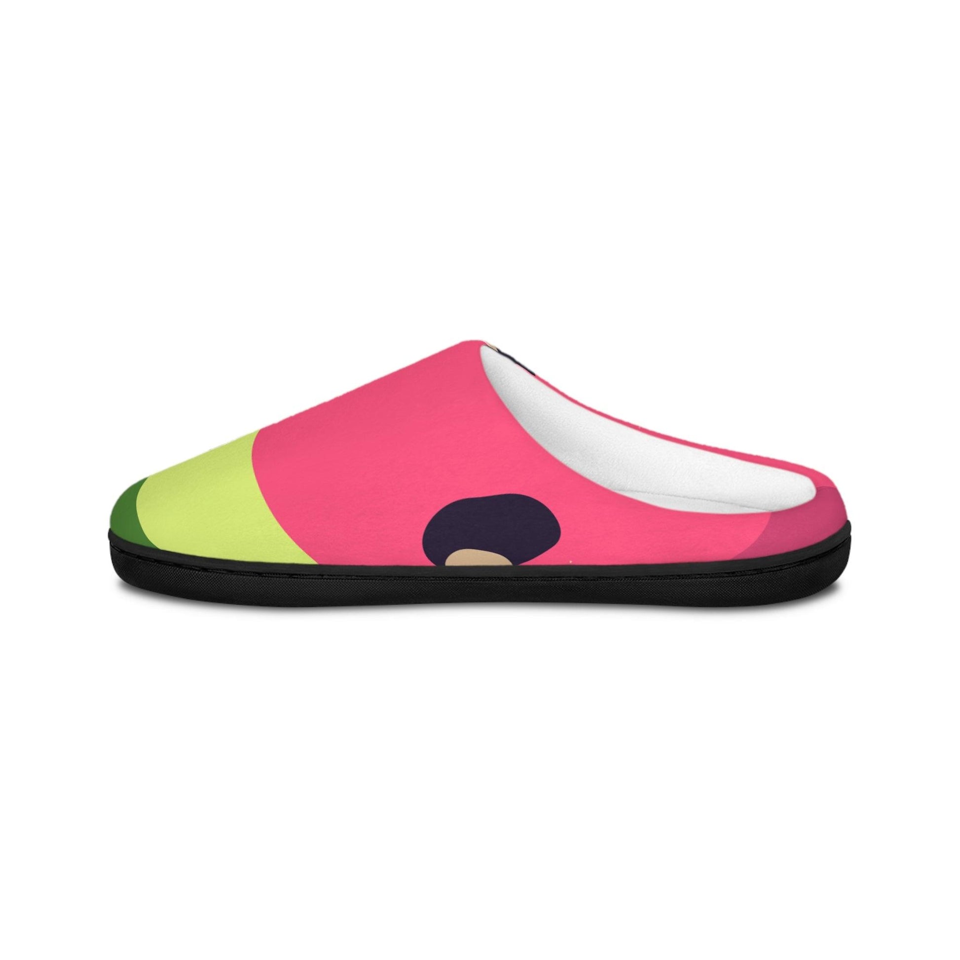 Watermelon Men's Indoor Slippers - Lizard Vigilante