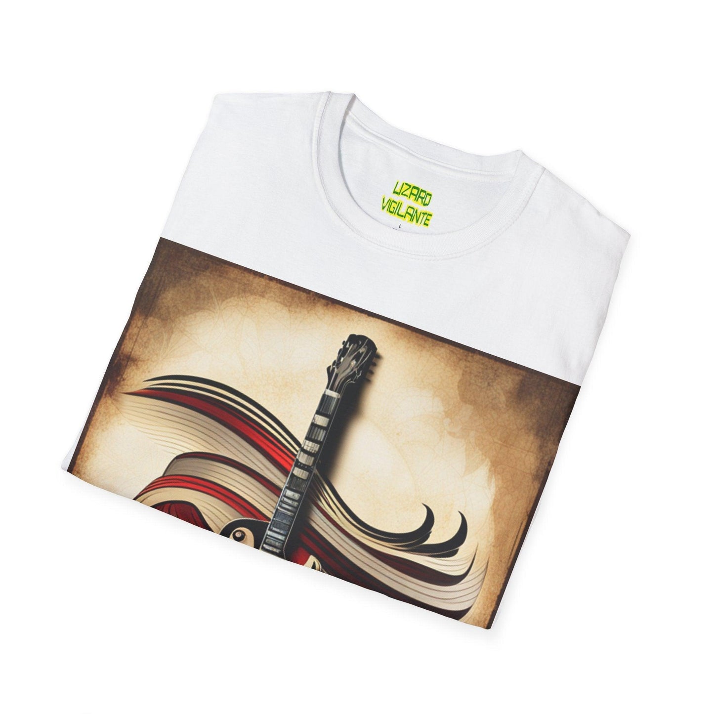 Guit-art Unisex Softstyle T-Shirt - Lizard Vigilante