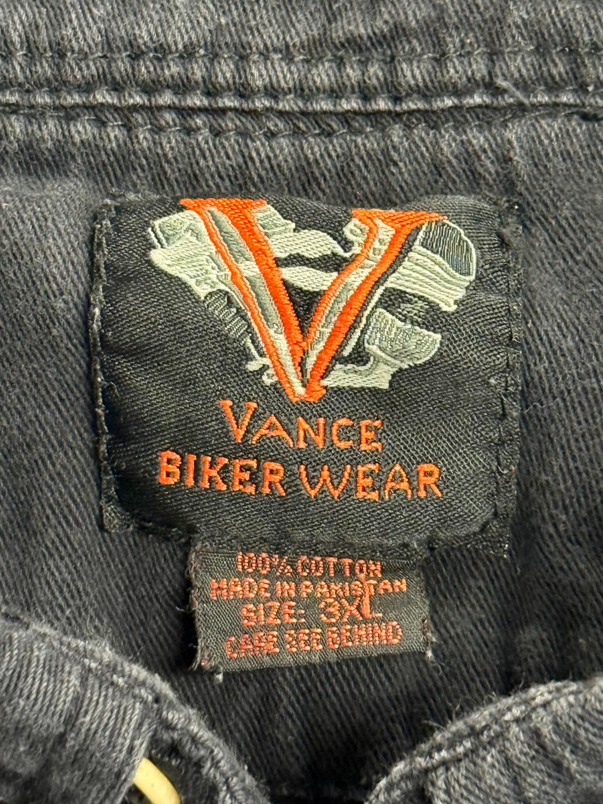 Biker Vest Laughlin Nevada Grim Reaper Ace of Spades 3XL