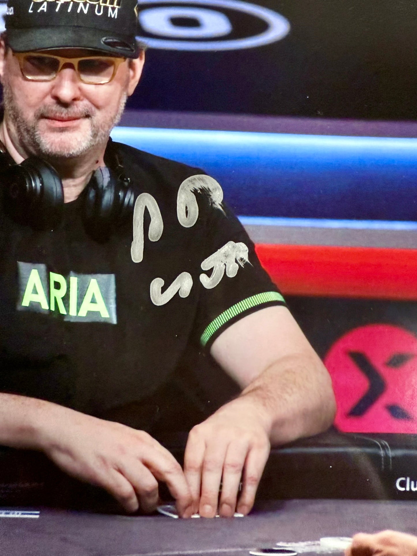 Poker Champion Phil Hellmuth “The Poker Brat” Autograph 8X10 Signed With JSA COA