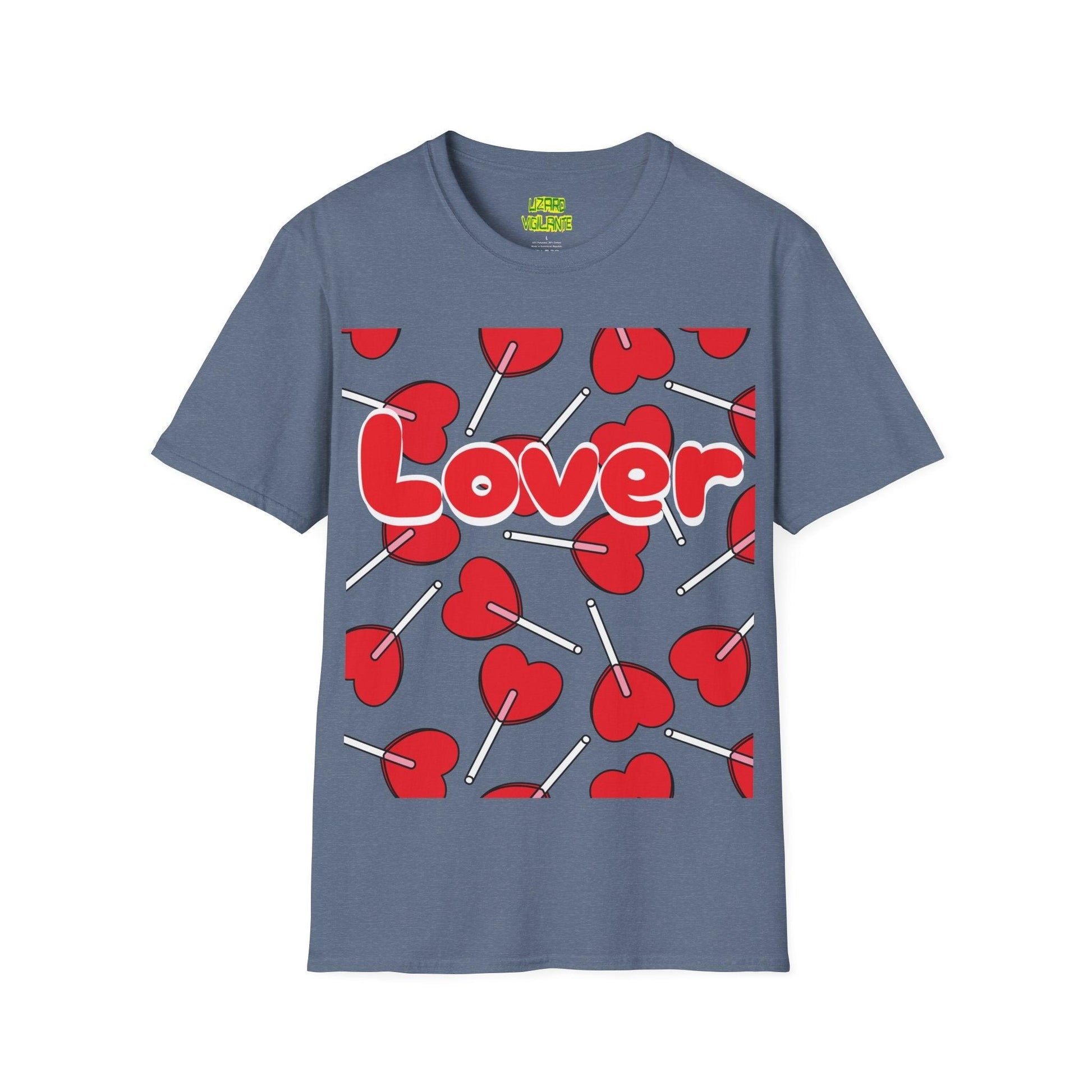 Valentine’s Day Lover Sucker Unisex Softstyle T-Shirt - Lizard Vigilante