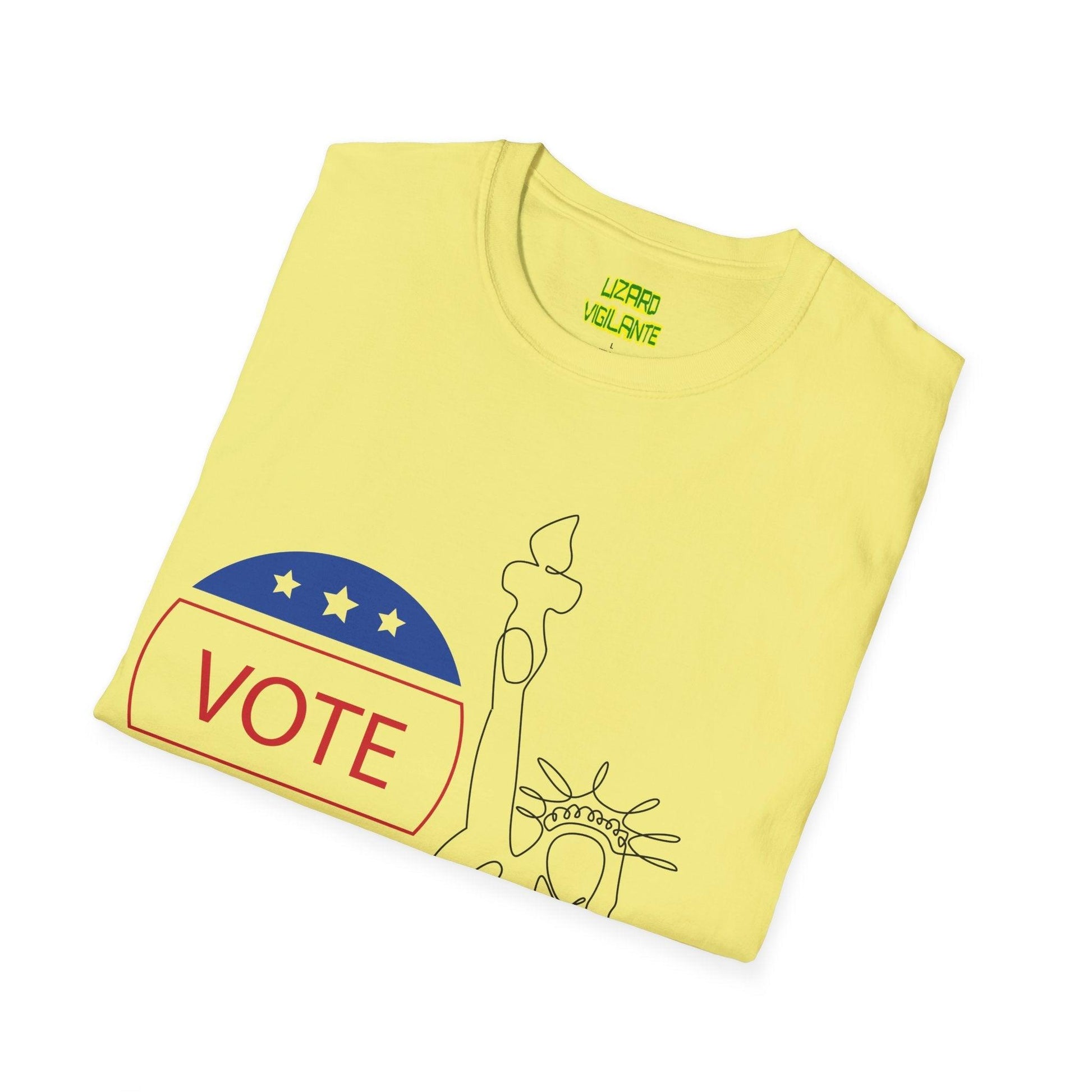 VOTE Liberty Unisex Softstyle T-Shirt - Lizard Vigilante