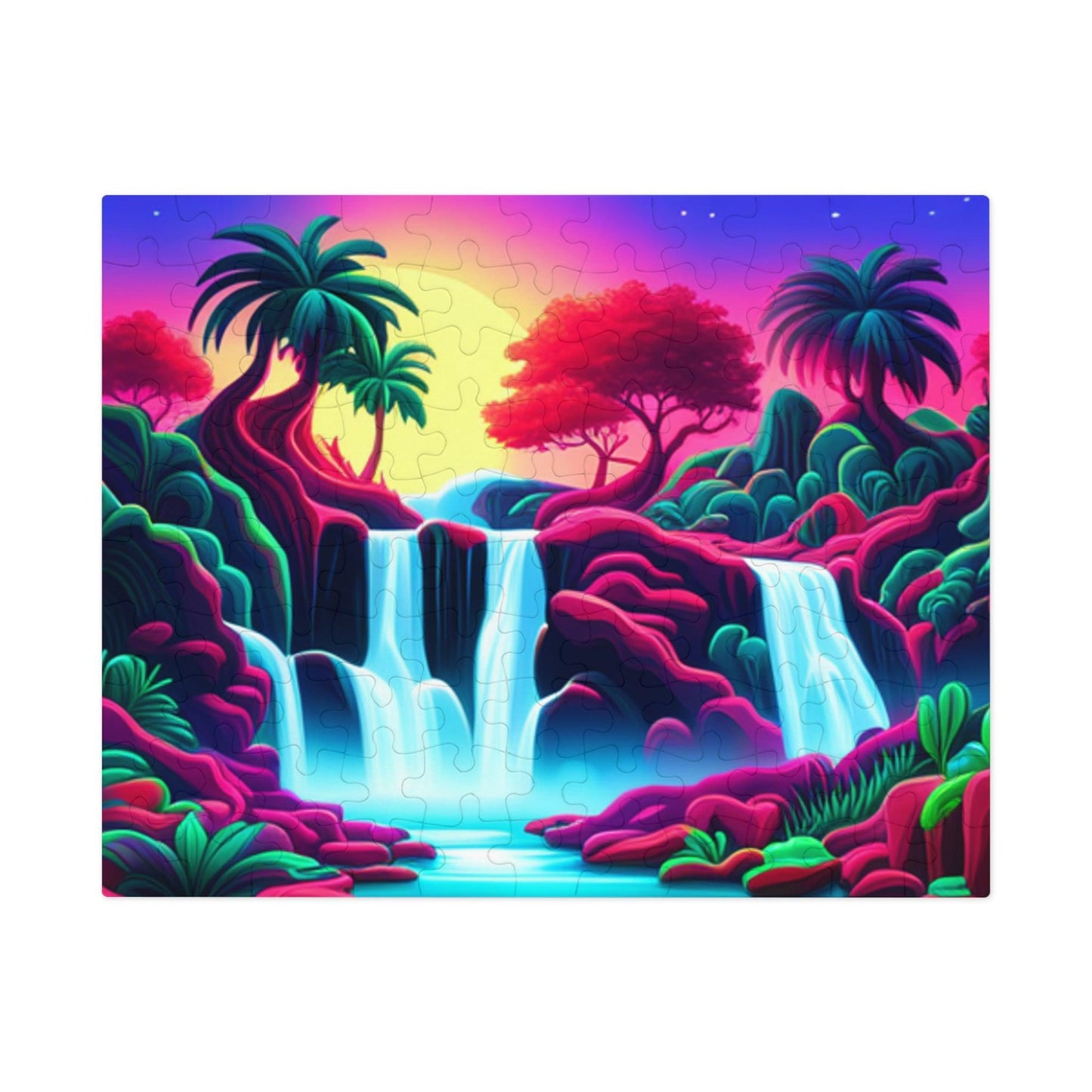 Tropic Falls Jigsaw Puzzle (30, 110, 252, 500,1000-Piece) - Lizard Vigilante