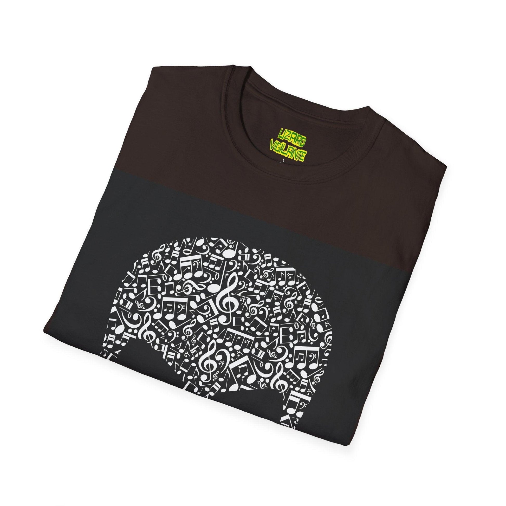 Musical Skull Unisex Softstyle T-Shirt - Lizard Vigilante