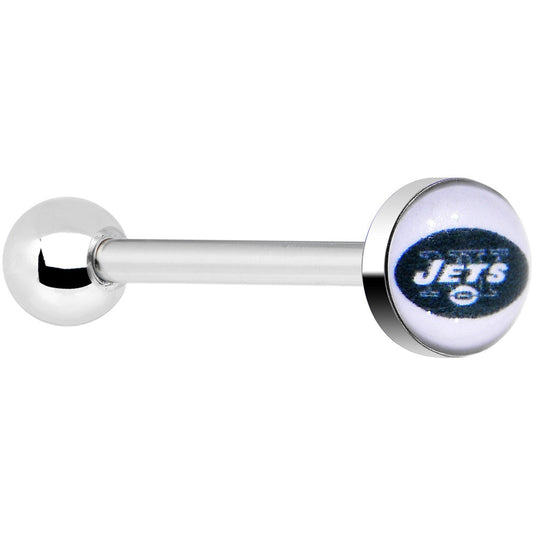Officially Licensed NFL New York Jets Barbell Tongue Ring