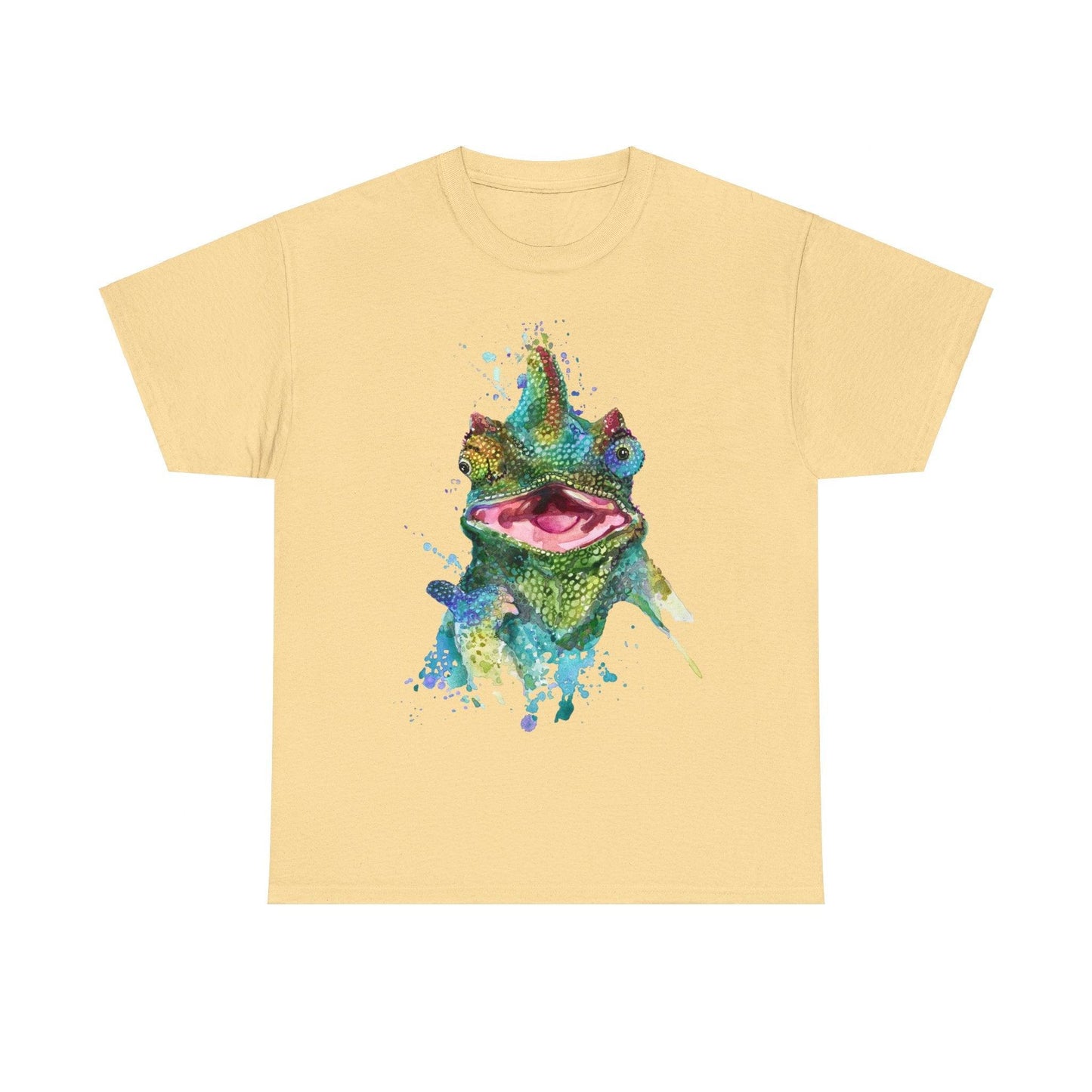 Wild Lizard Graphic Unisex Heavy Cotton Tee - Premium T-Shirt from Printify - Just $15.13! Shop now at Lizard Vigilante