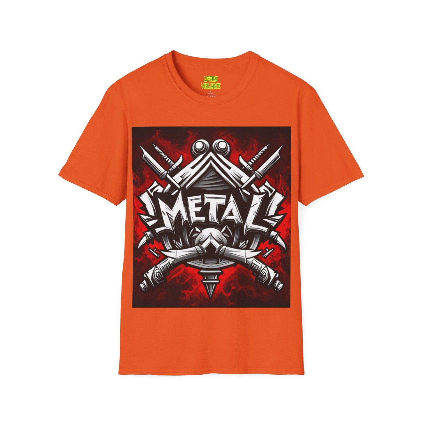 METAL True Unisex Softstyle T-Shirt - Lizard Vigilante