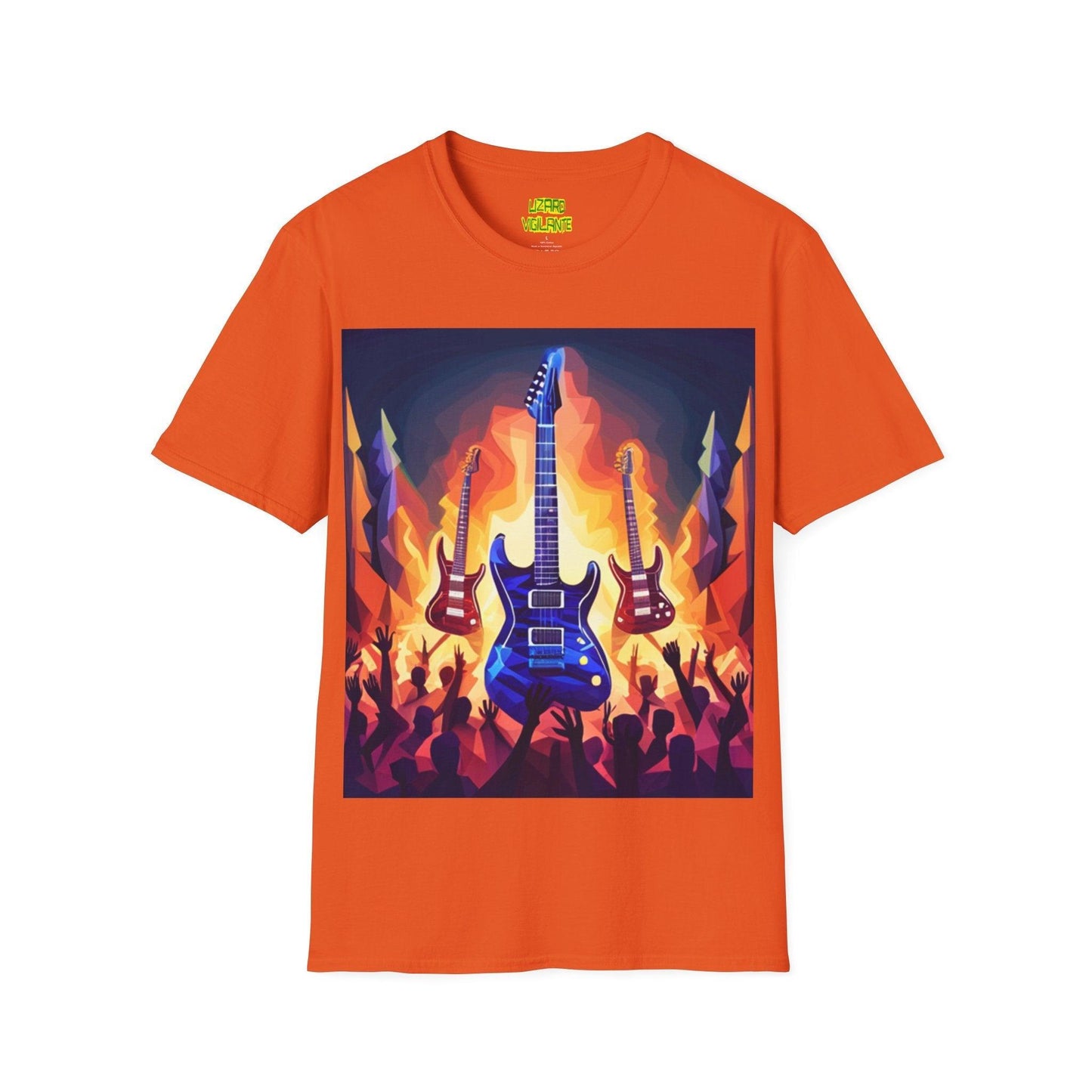 Concert Hero Guitars Unisex Softstyle T-Shirt - Lizard Vigilante