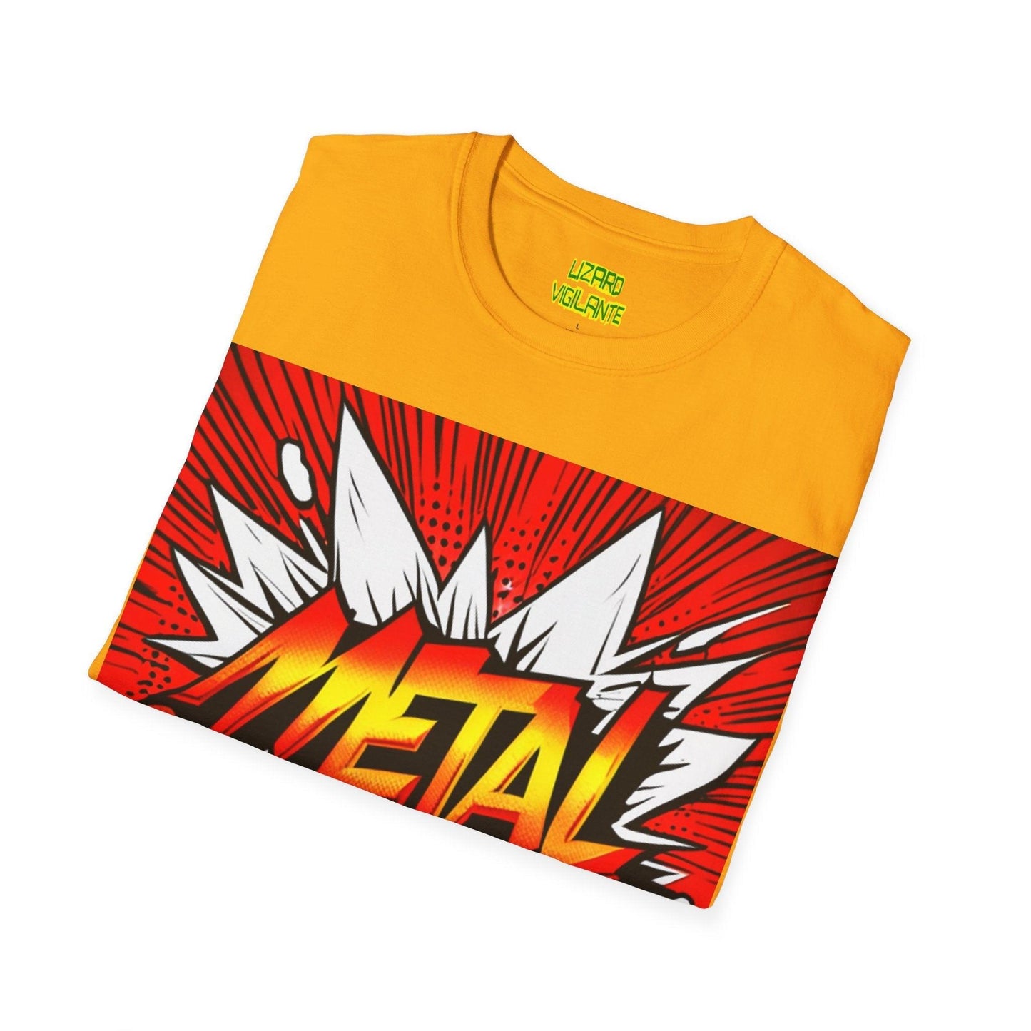 METAL KAPOW Unisex Softstyle T-Shirt - Lizard Vigilante