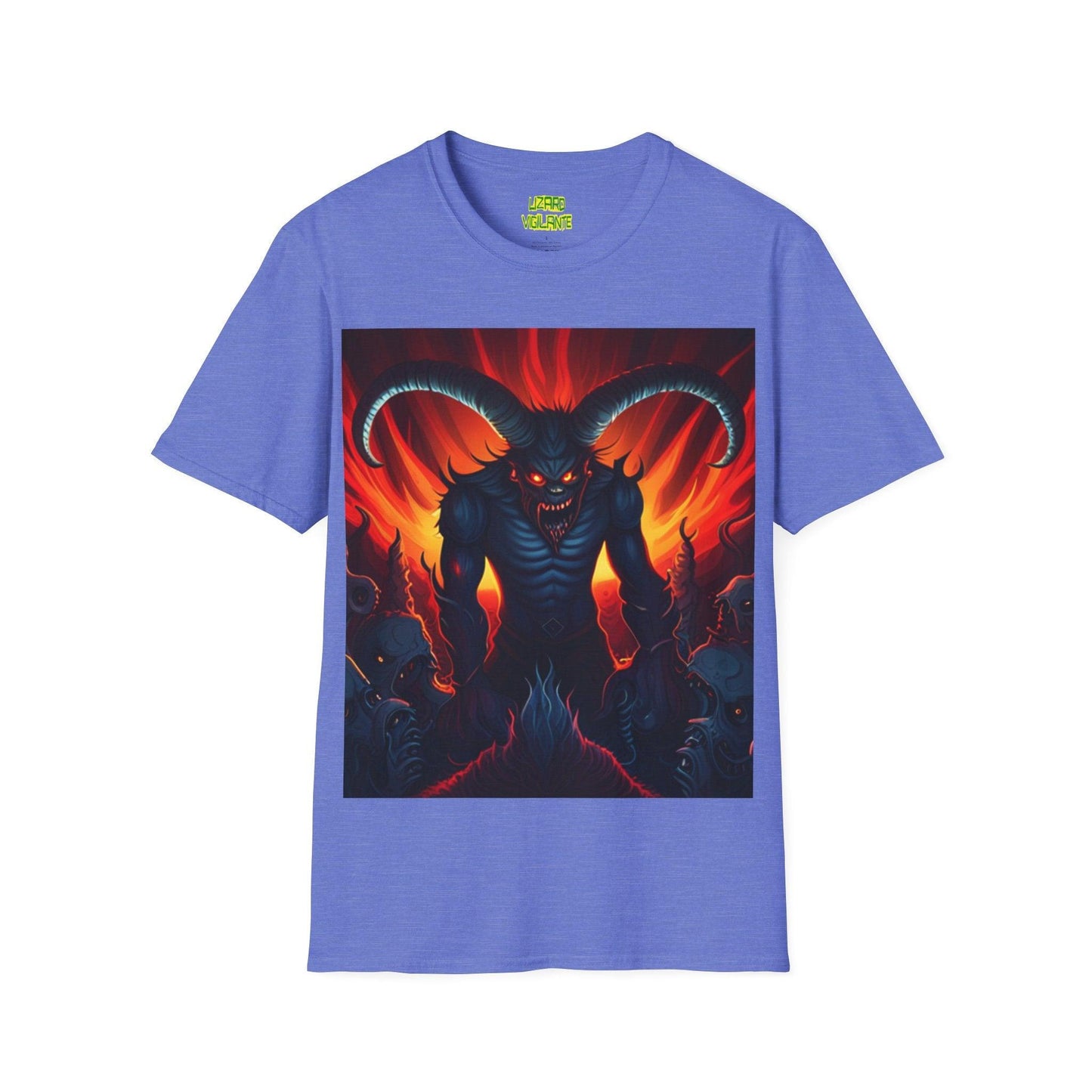 Horny Devil Unisex Softstyle T-Shirt - Lizard Vigilante