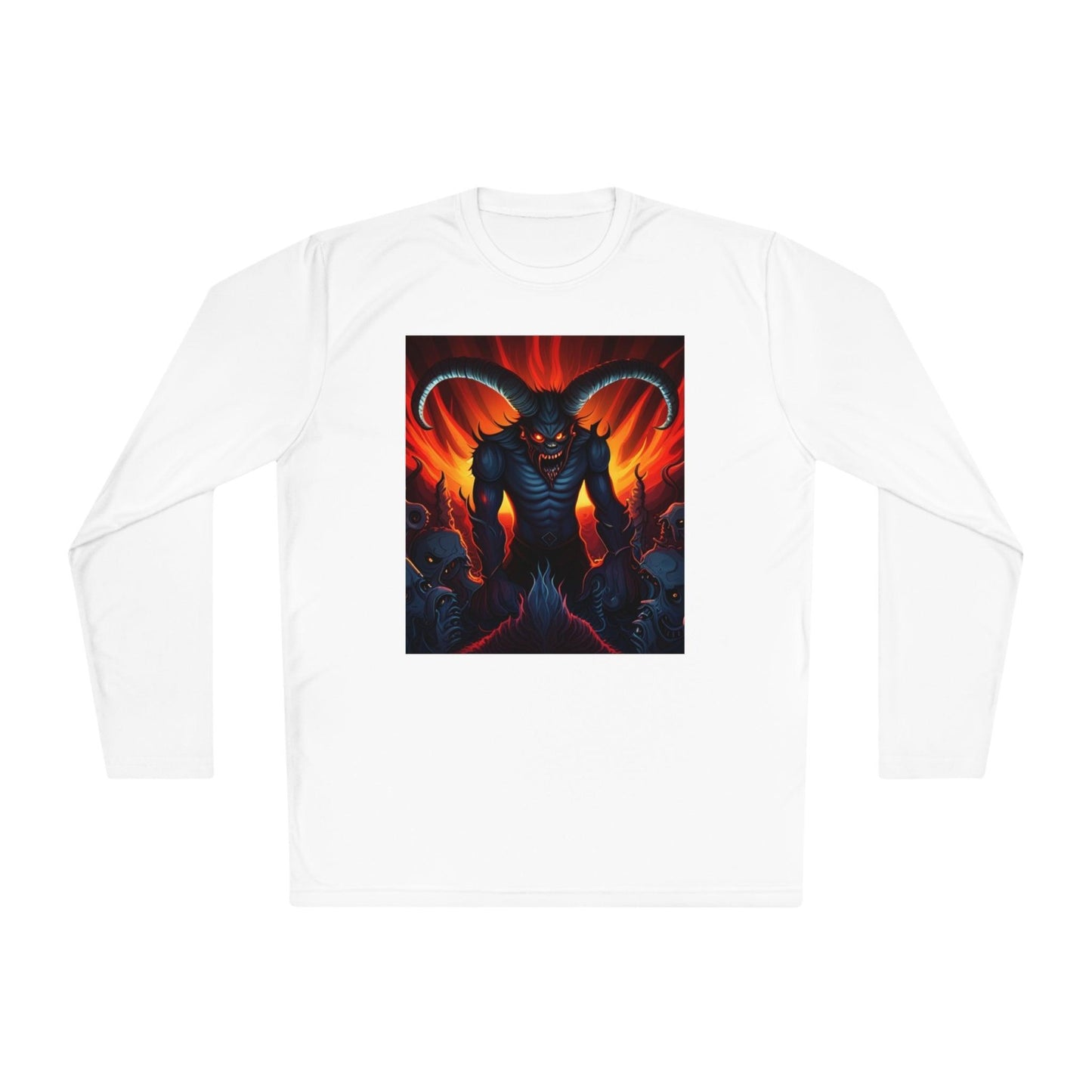 Horny Devil Unisex Lightweight Long Sleeve Tee - Lizard Vigilante