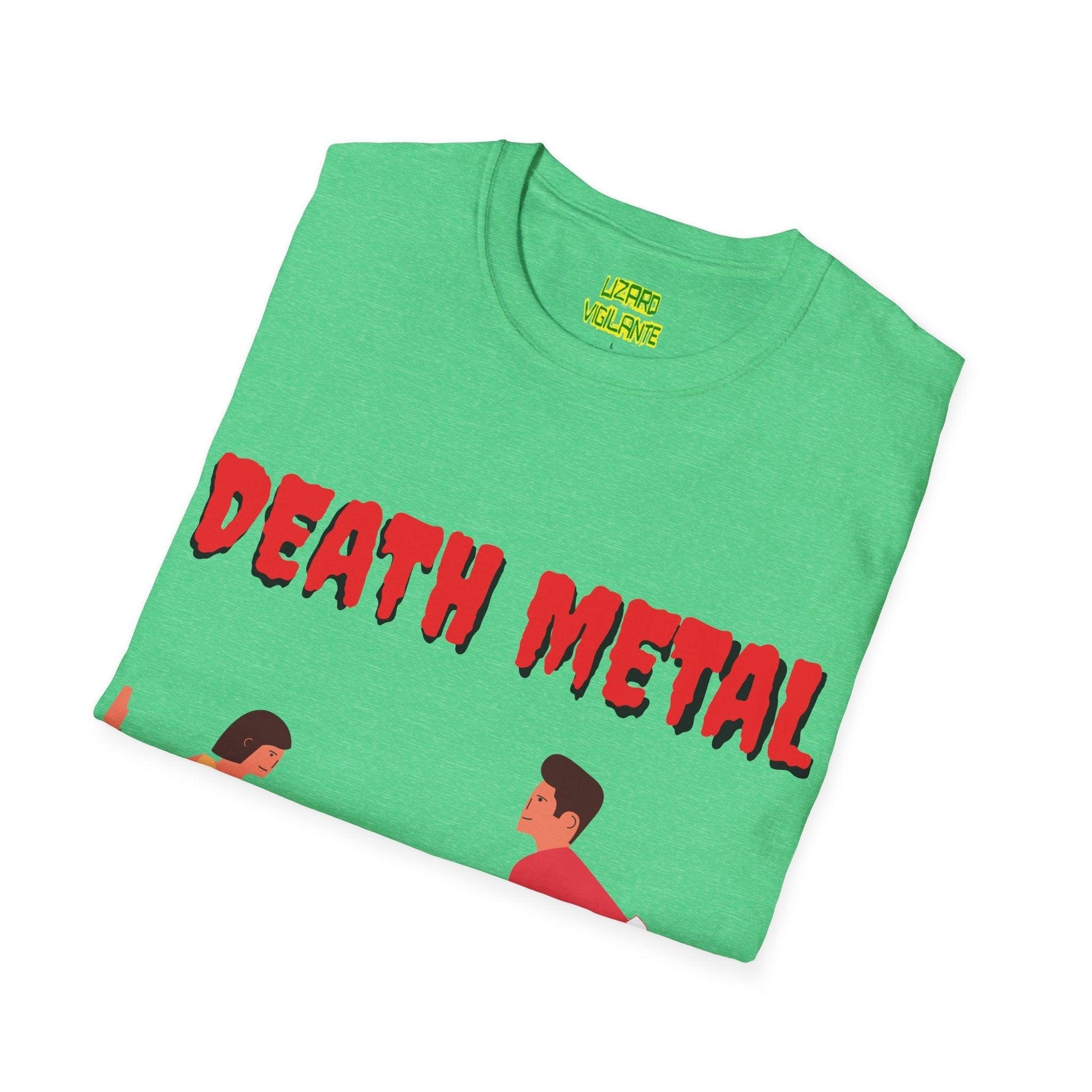 DEATH METAL Dancers Unisex Softstyle T-Shirt - Lizard Vigilante