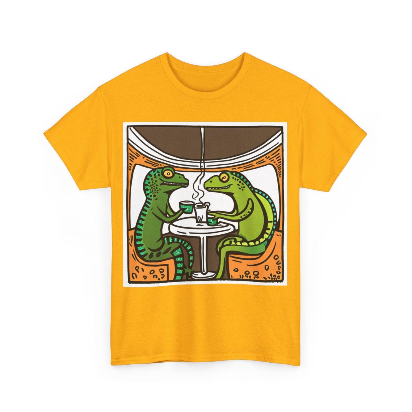 HQ Coffee Brk Unisex Heavy Cotton Tee - Lizard Vigilante