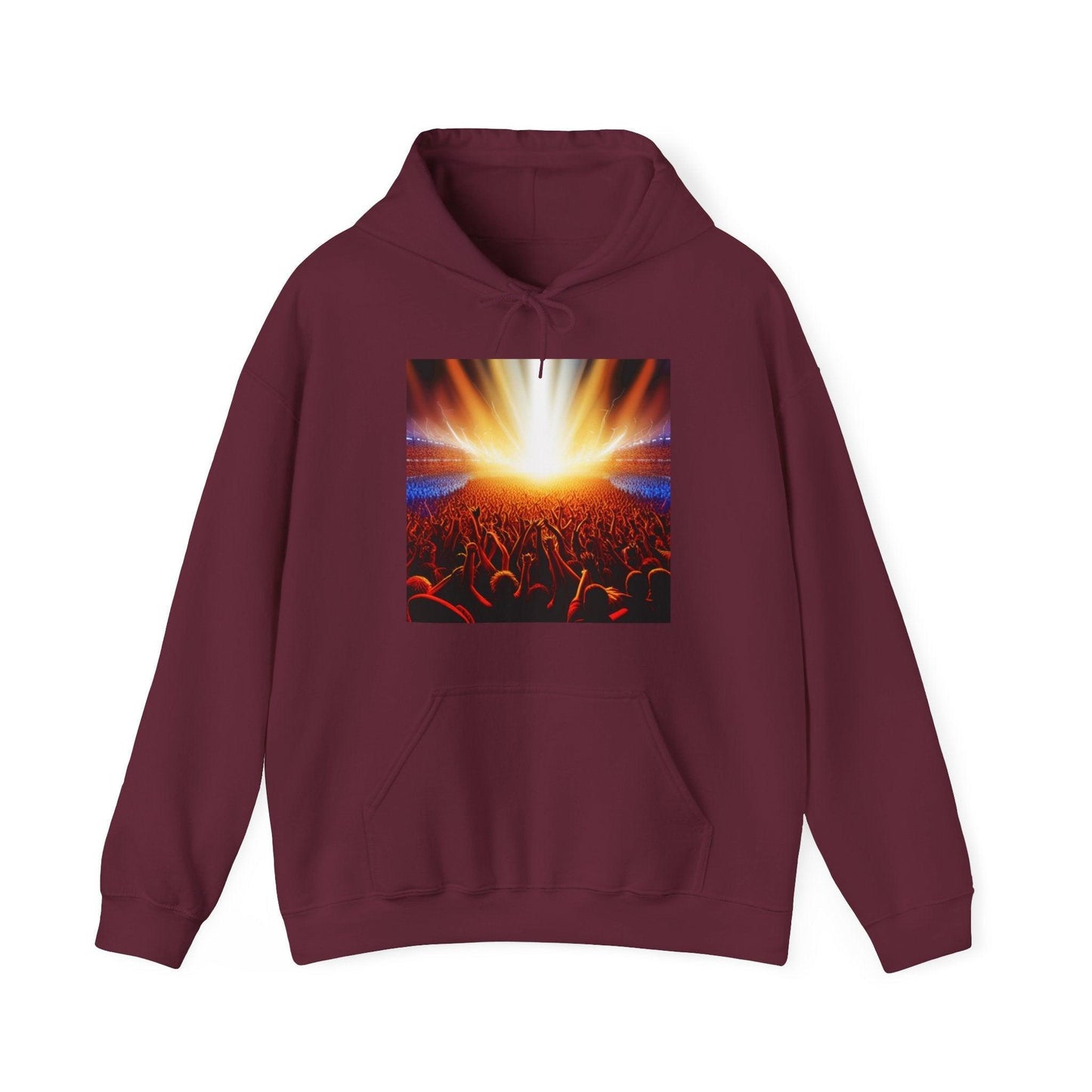 Country/DJ/Rock/Metal Concert Unisex Heavy Blend™ Hooded Sweatshirt - Lizard Vigilante