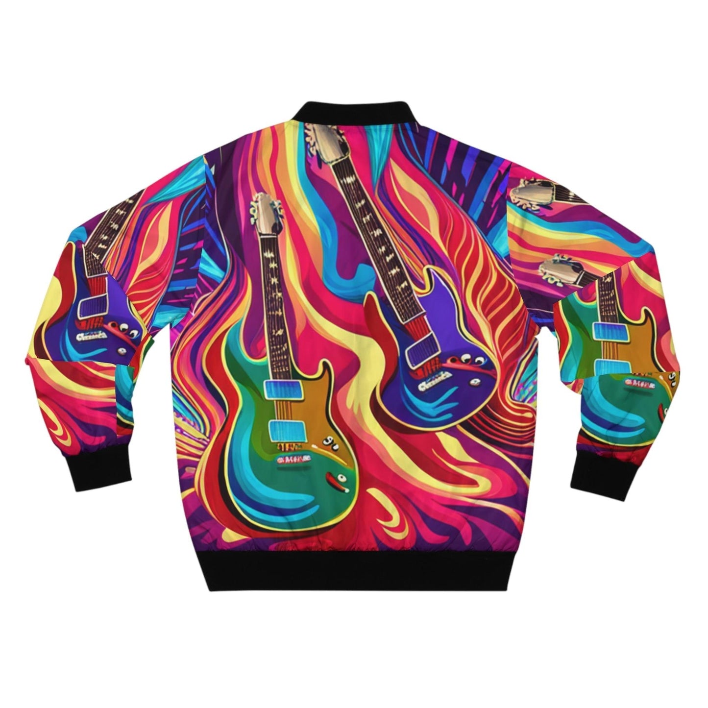 Psychedelic Things Men's Bomber Jacket - Lizard Vigilante