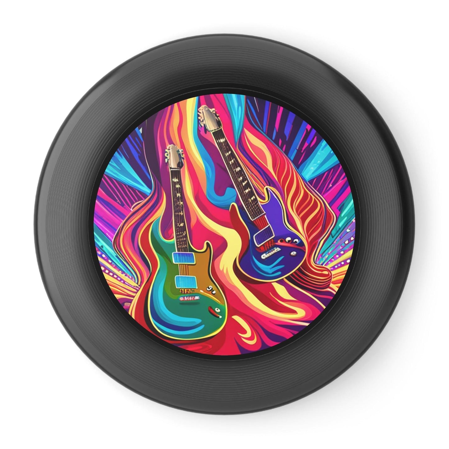 Psychedelic Guitars Wham-O Frisbee - Lizard Vigilante