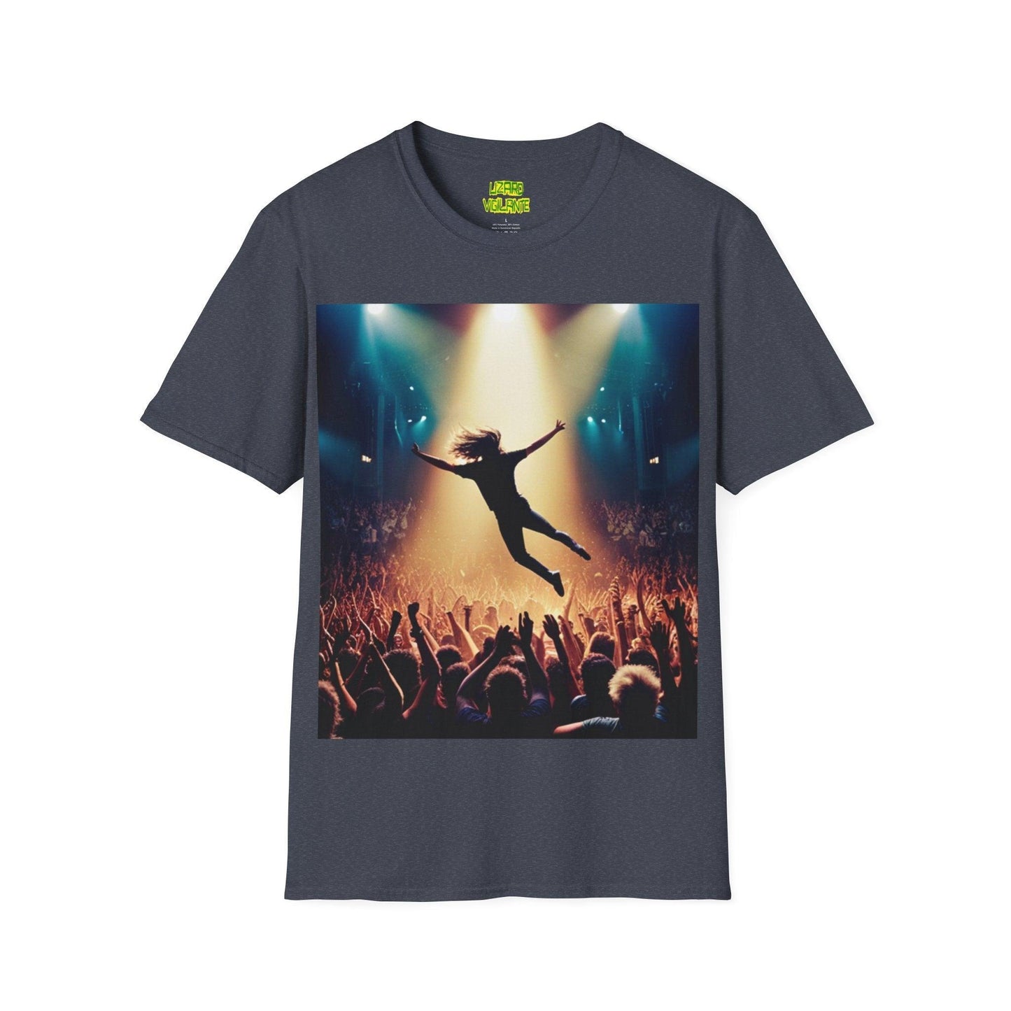 Concert Style Unisex Softstyle T-Shirt - Lizard Vigilante