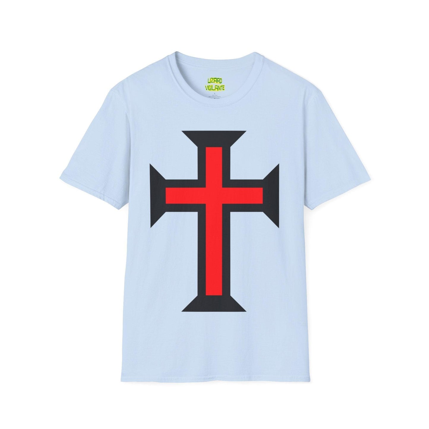 Crimson Cross Unisex Softstyle T-Shirt - Lizard Vigilante