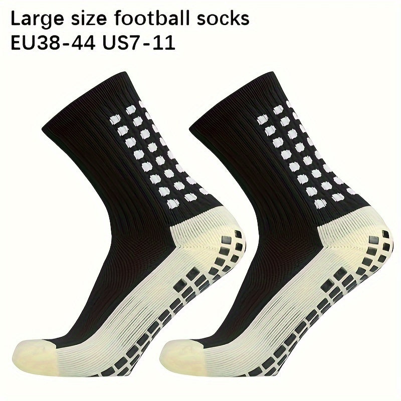 1 Pair Of Unisex Anti Odor & Sweat Absorption Crew Socks, Comfy & Breathable, Elastic Cushioned Non-slip Sport Socks For Outdoor Activities