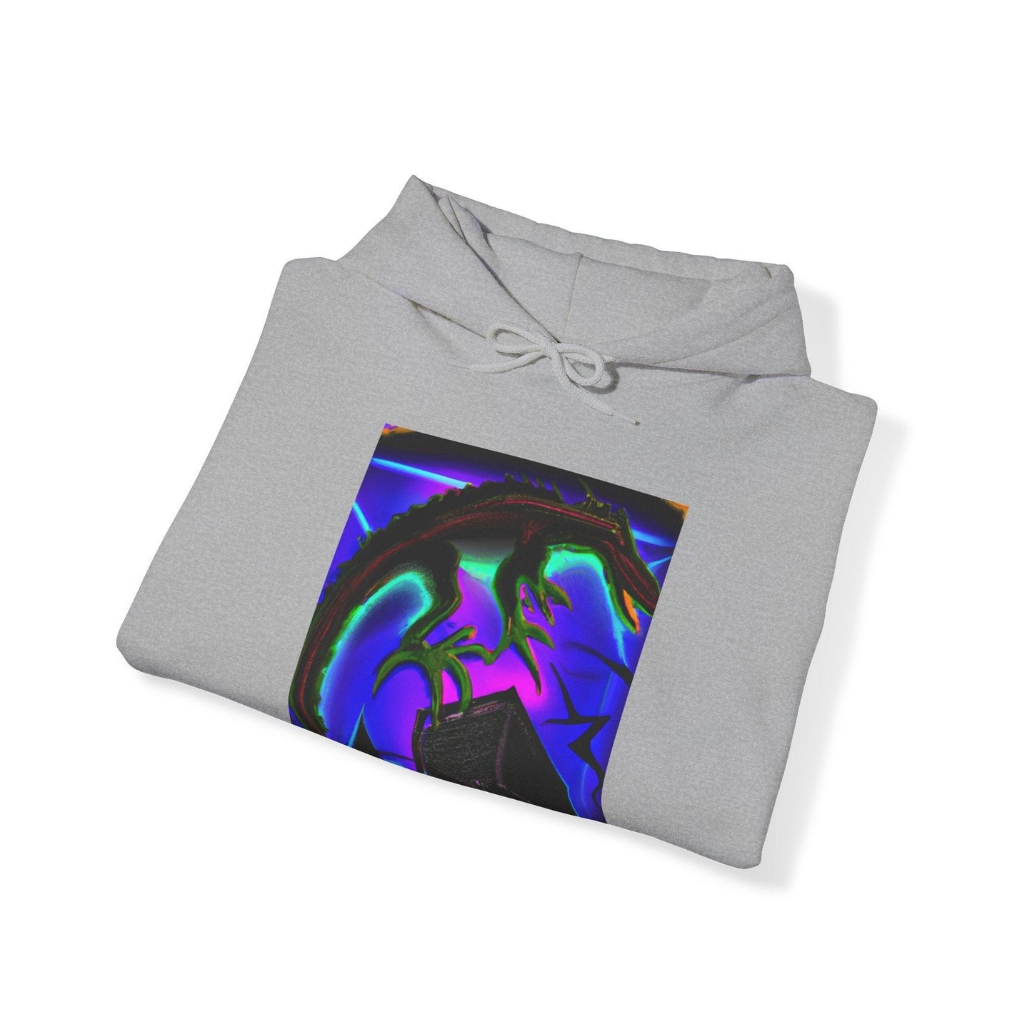 Lizard Vigilante Shock Unisex Heavy Blend™ Hooded Sweatshirt - Lizard Vigilante