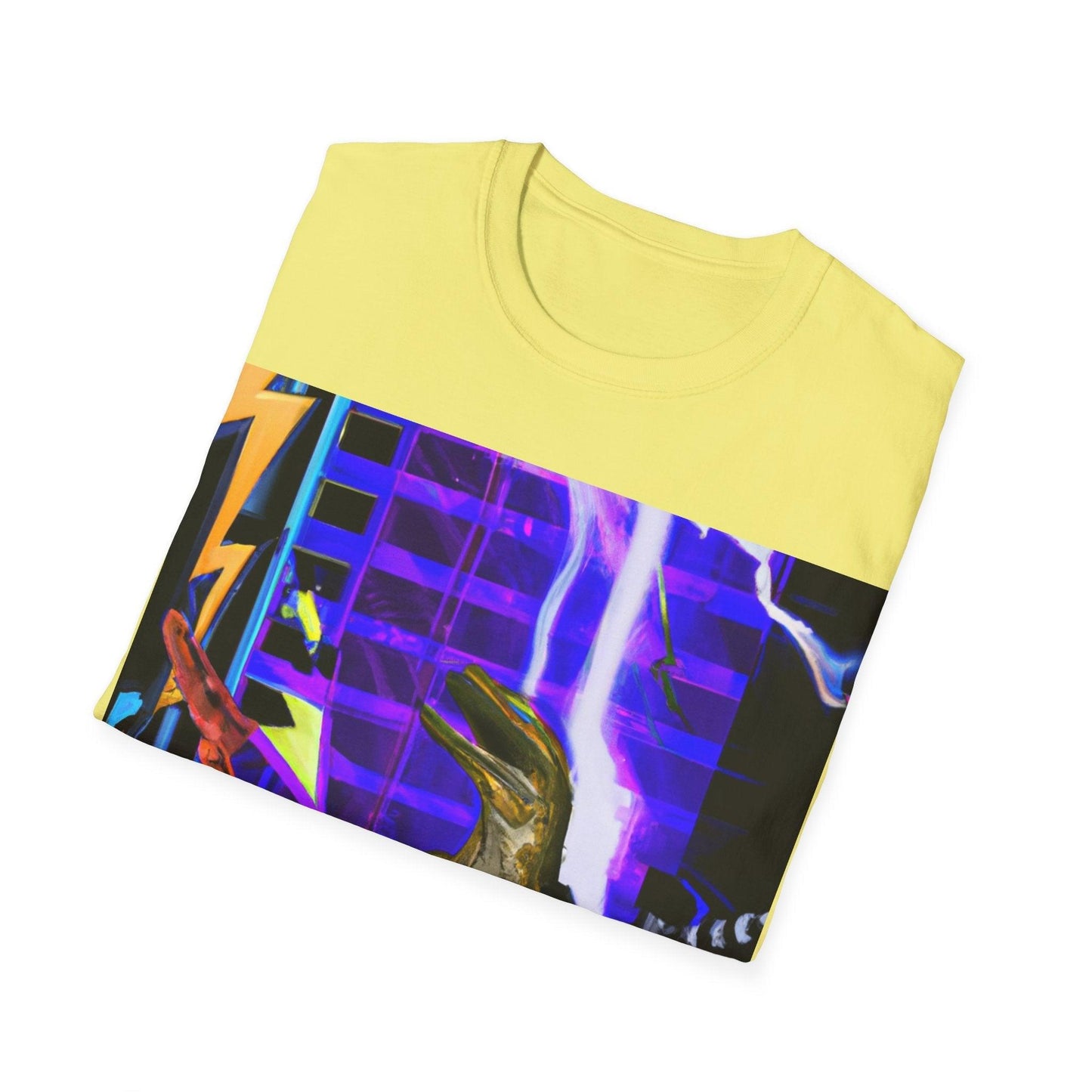 Lizard Zapped Vigilante Unisex Softstyle T-Shirt - Lizard Vigilante