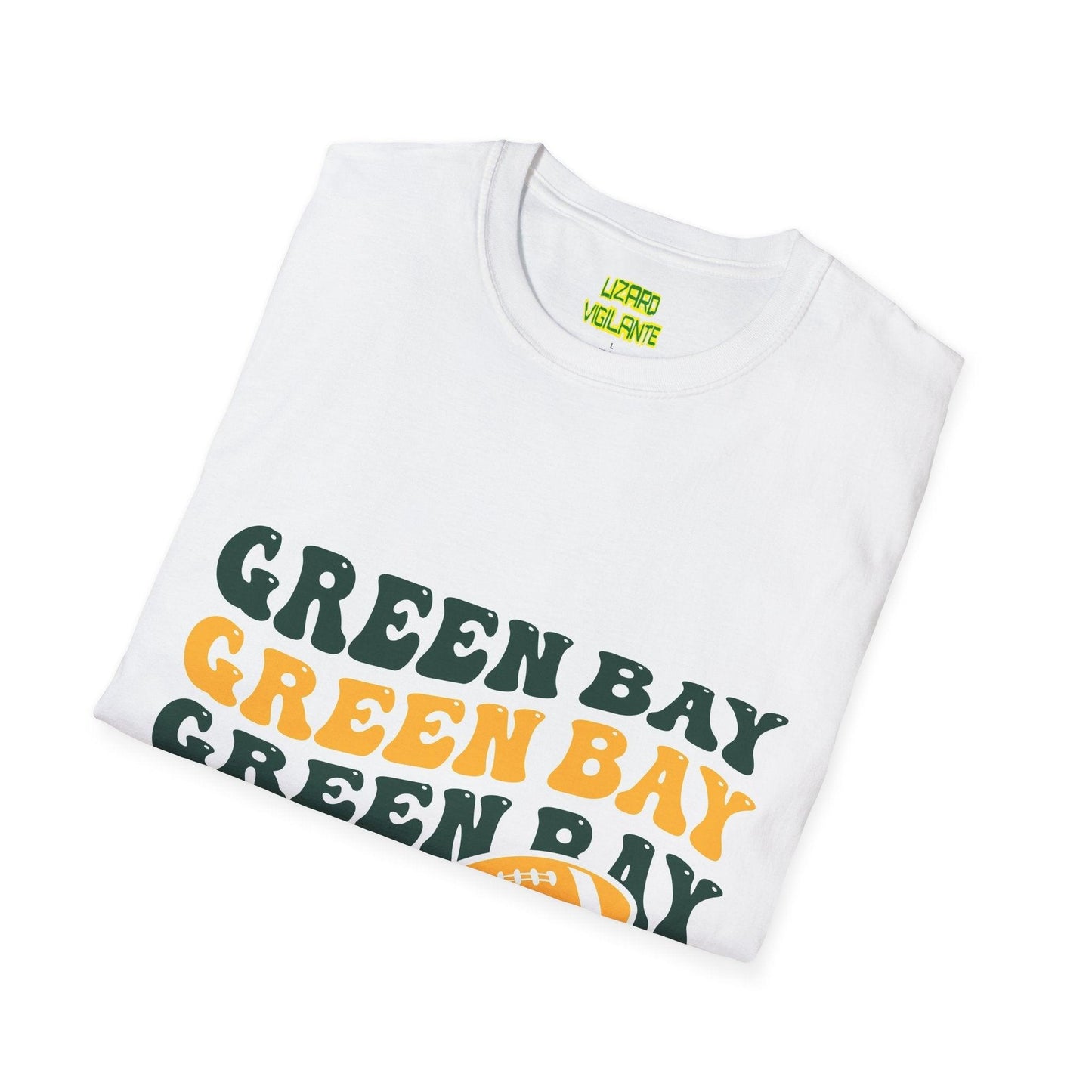 Green Bay Unisex Softstyle T-Shirt - Lizard Vigilante