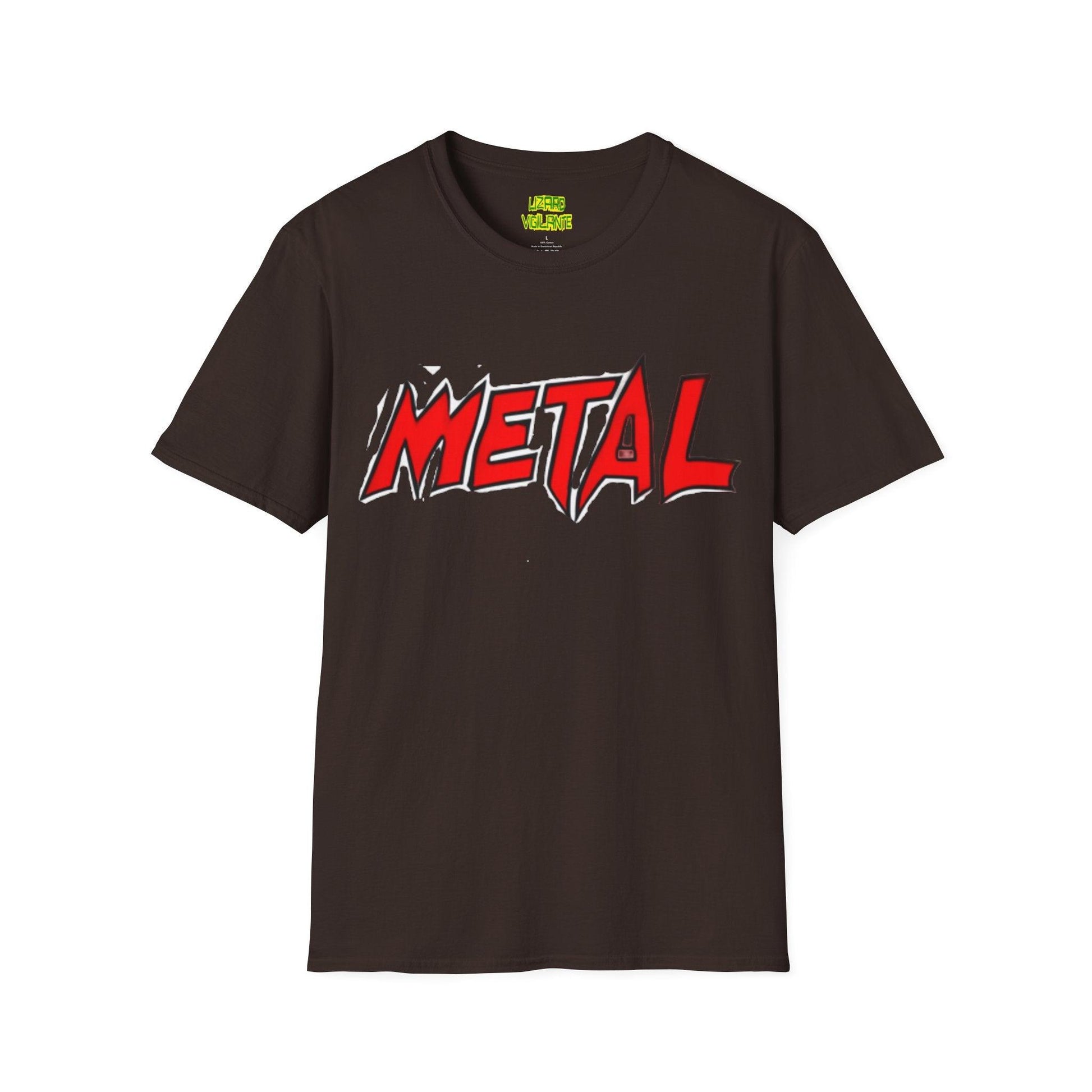 METAL Fontoon Unisex Softstyle T-Shirt - Lizard Vigilante