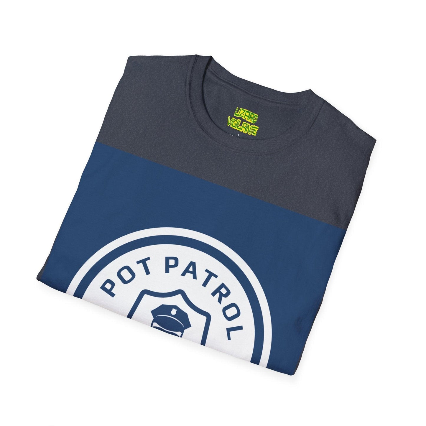 Pot Patrol Unisex Softstyle T-Shirt - Lizard Vigilante