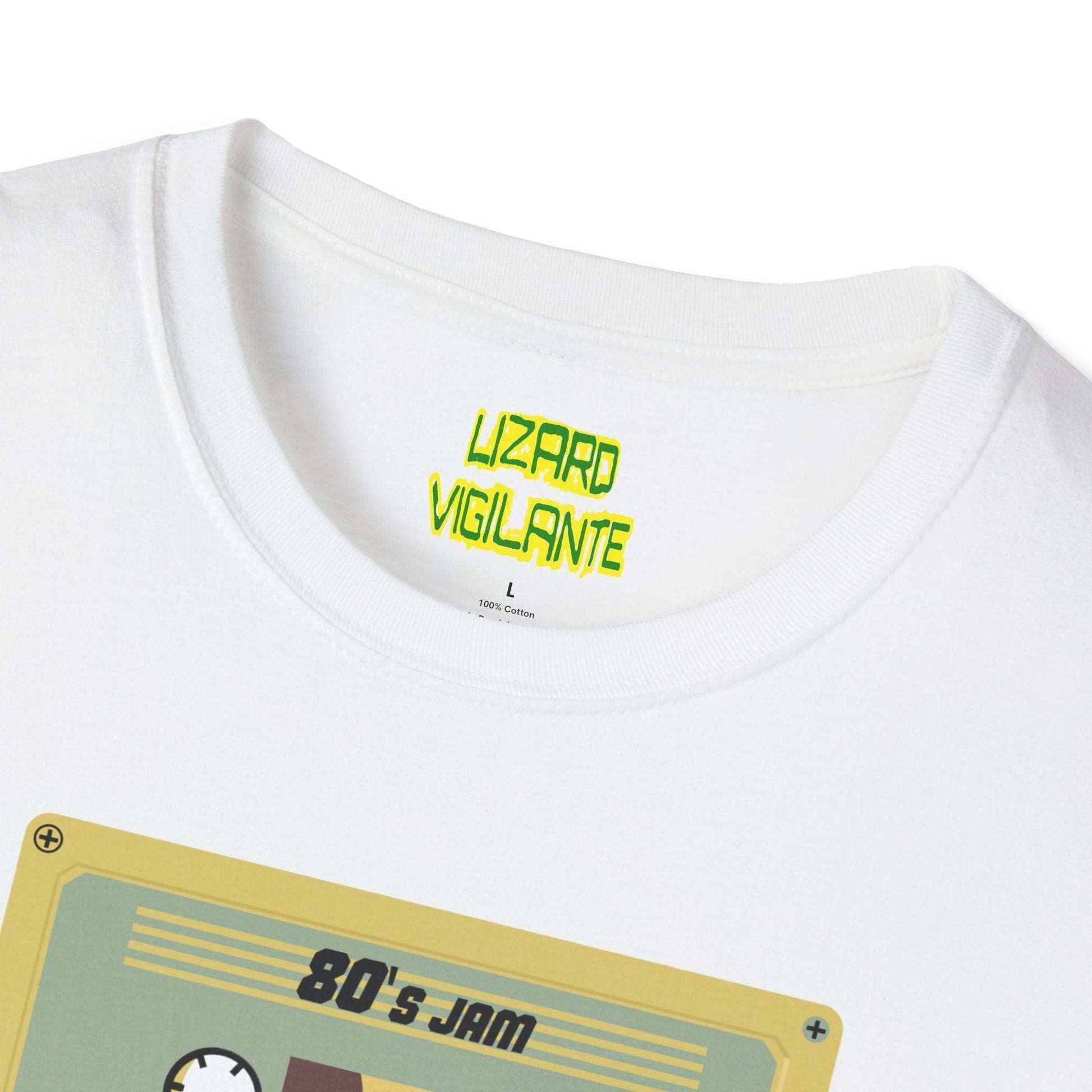 80s Jam MixTape Cassettes Unisex Softstyle T-Shirt - Lizard Vigilante